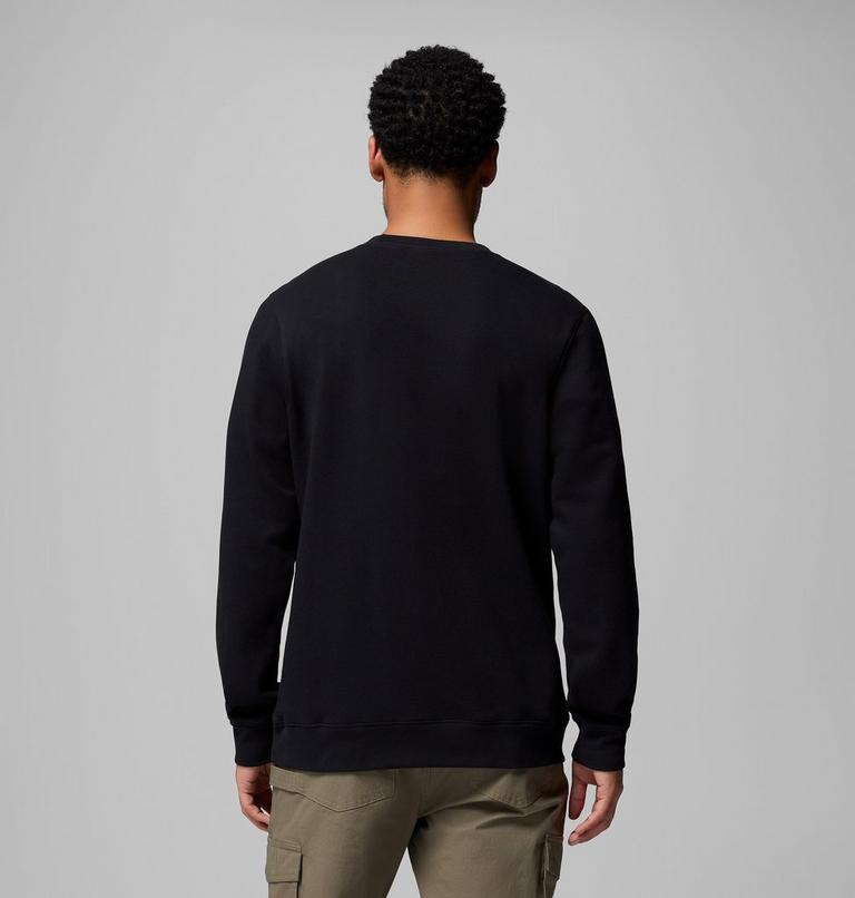 Sudadera de cuello redondo Trek para hombre, Color: Black, Boxy Brand, image 3