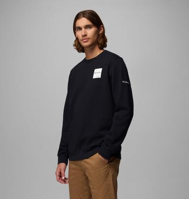 Men&rsquo;s Trek Crew Sweatshirt, Color: Black, Boxy Brand, image 4