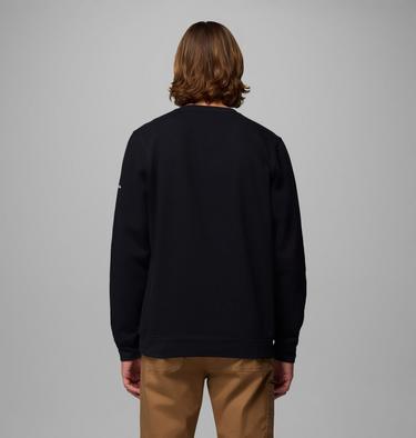 Men&rsquo;s Trek Crew Sweatshirt, Color: Black, Boxy Brand, image 3