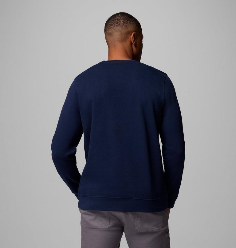 Sudadera de cuello redondo Trek para hombre, Color: Collegiate Navy, Boxy Brand, image 3