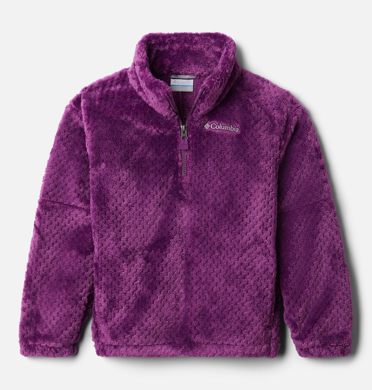 Chandail en laine polaire Sherpa avec demi-fermeture éclair Fire Side™ II pour fille 1