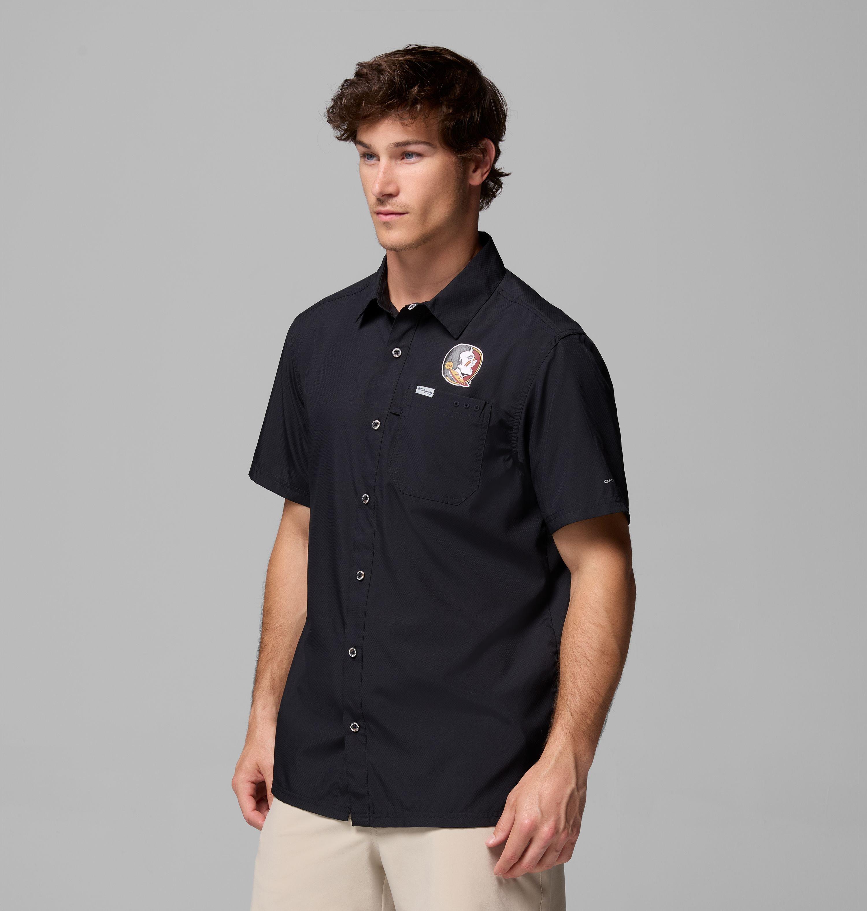 Men's Collegiate PFG Slack Tide Camp Shirt - Florida State 4