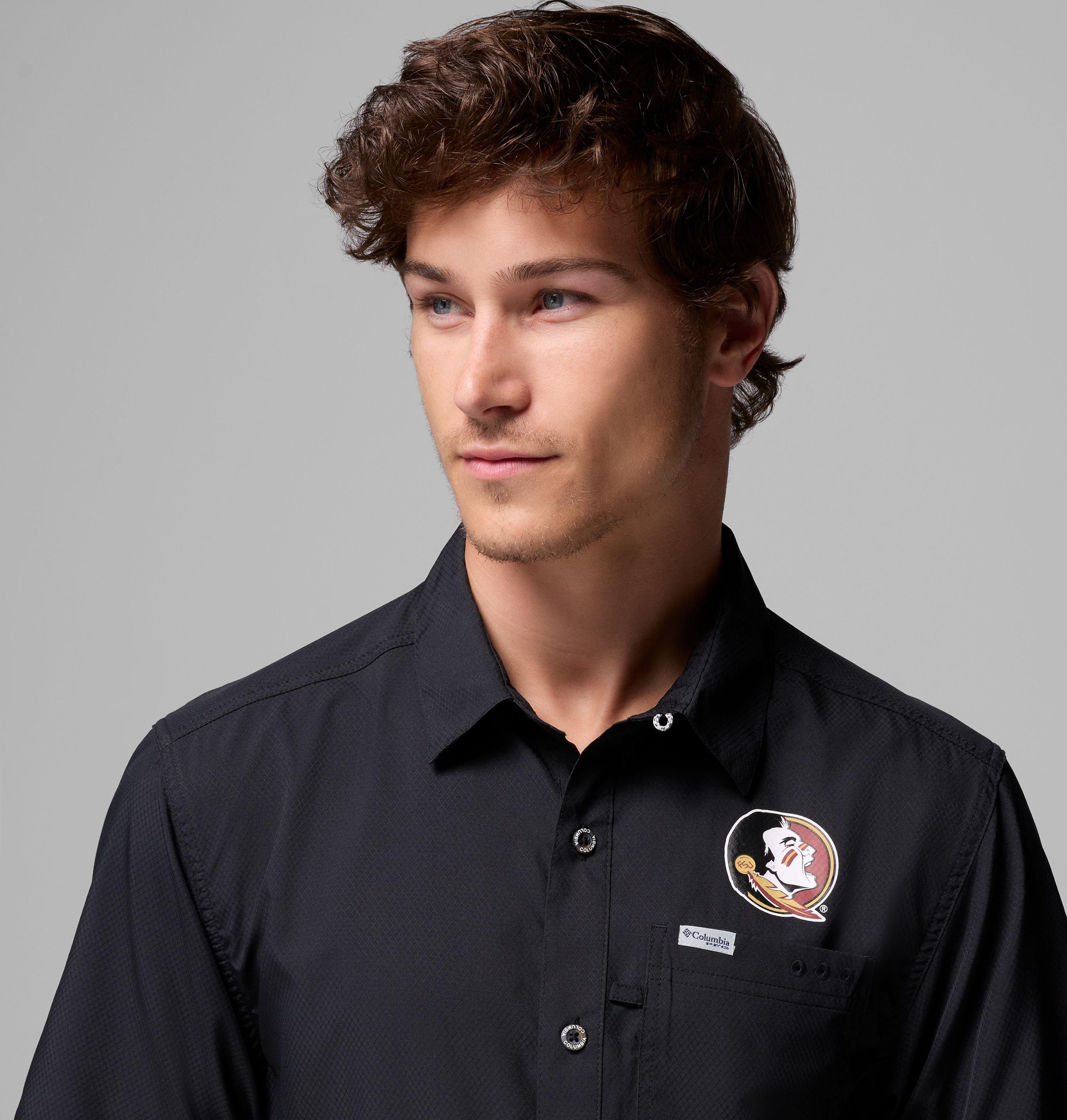 Men's Collegiate PFG Slack Tide Camp Shirt - Florida State 5