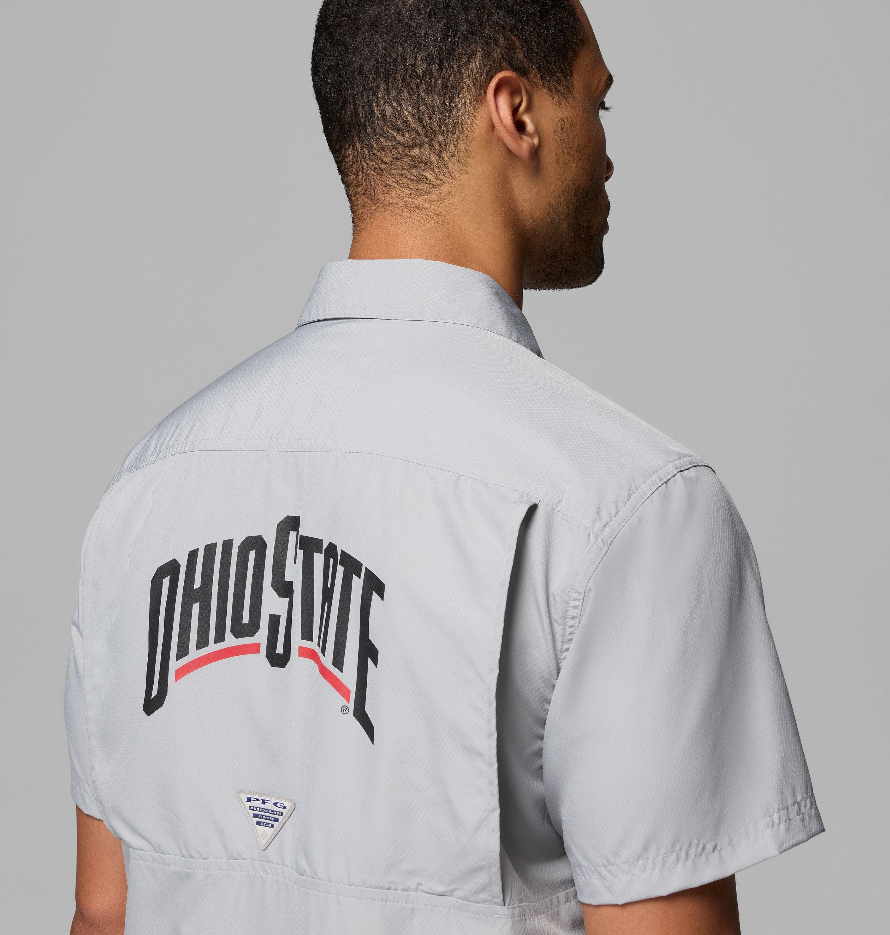 Men's Collegiate PFG Slack Tide Camp Shirt - Ohio State 7