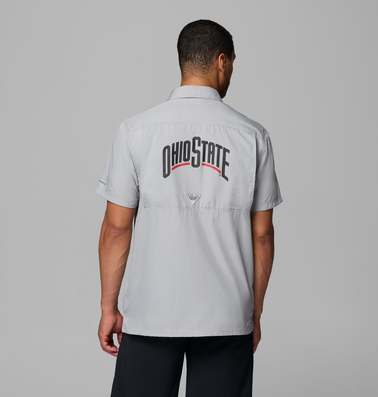 Men's Collegiate PFG Slack Tide™ Camp Shirt - Ohio State 3