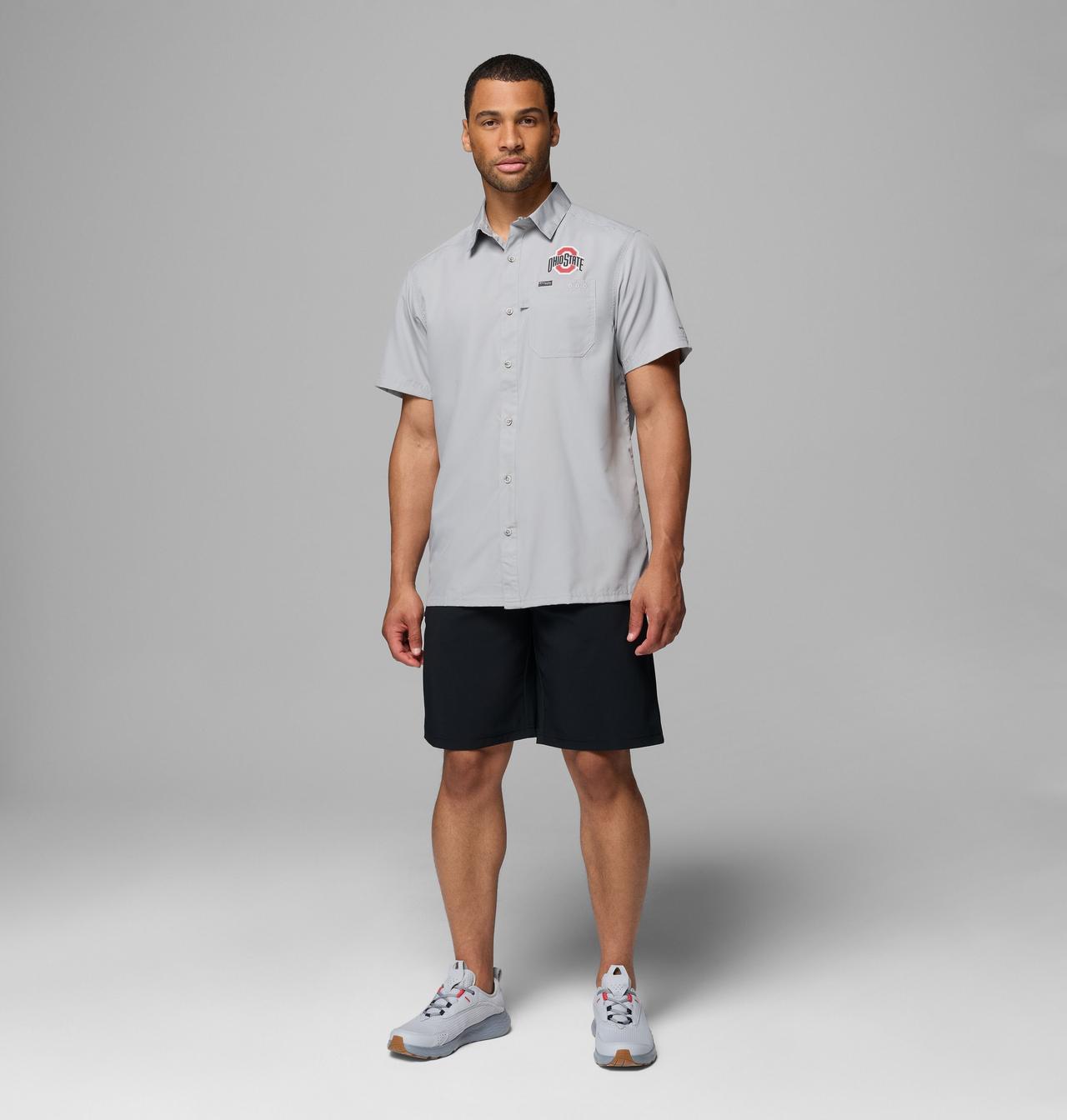 Men's Collegiate PFG Slack Tide™ Camp Shirt - Ohio State 2