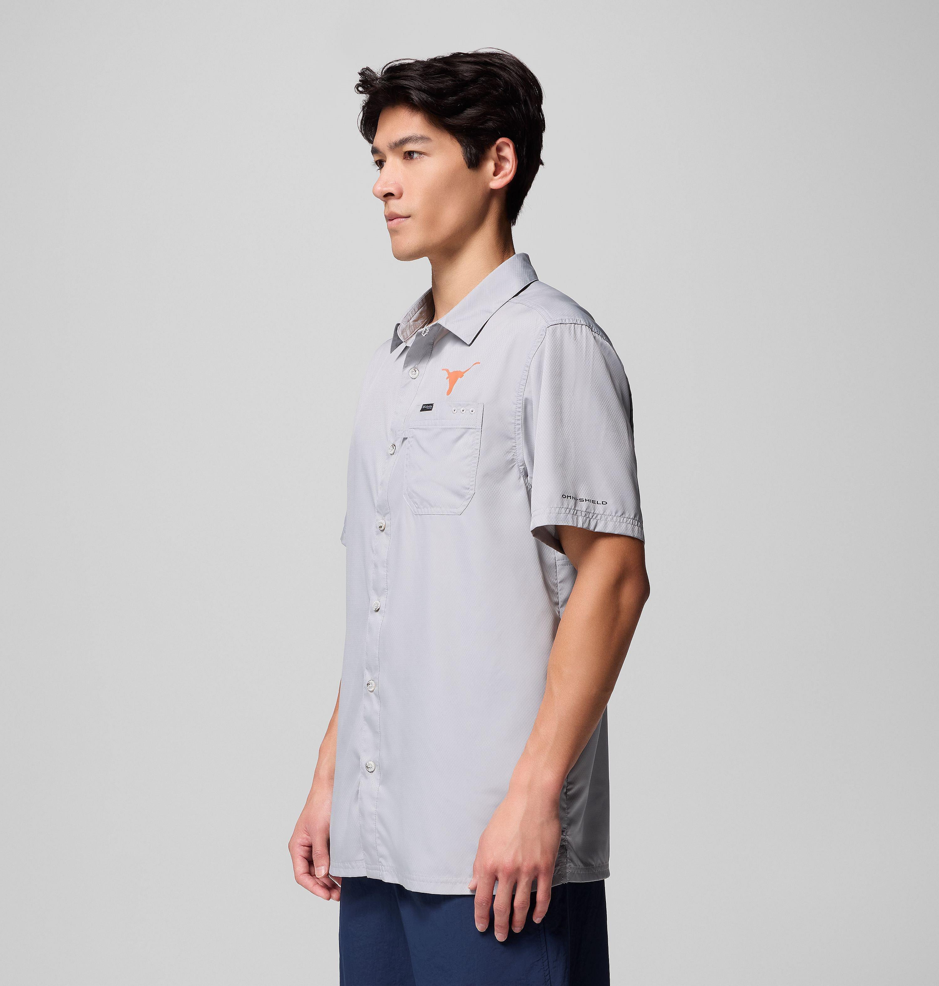 Men's Collegiate PFG Slack Tide Camp Shirt - Texas 4