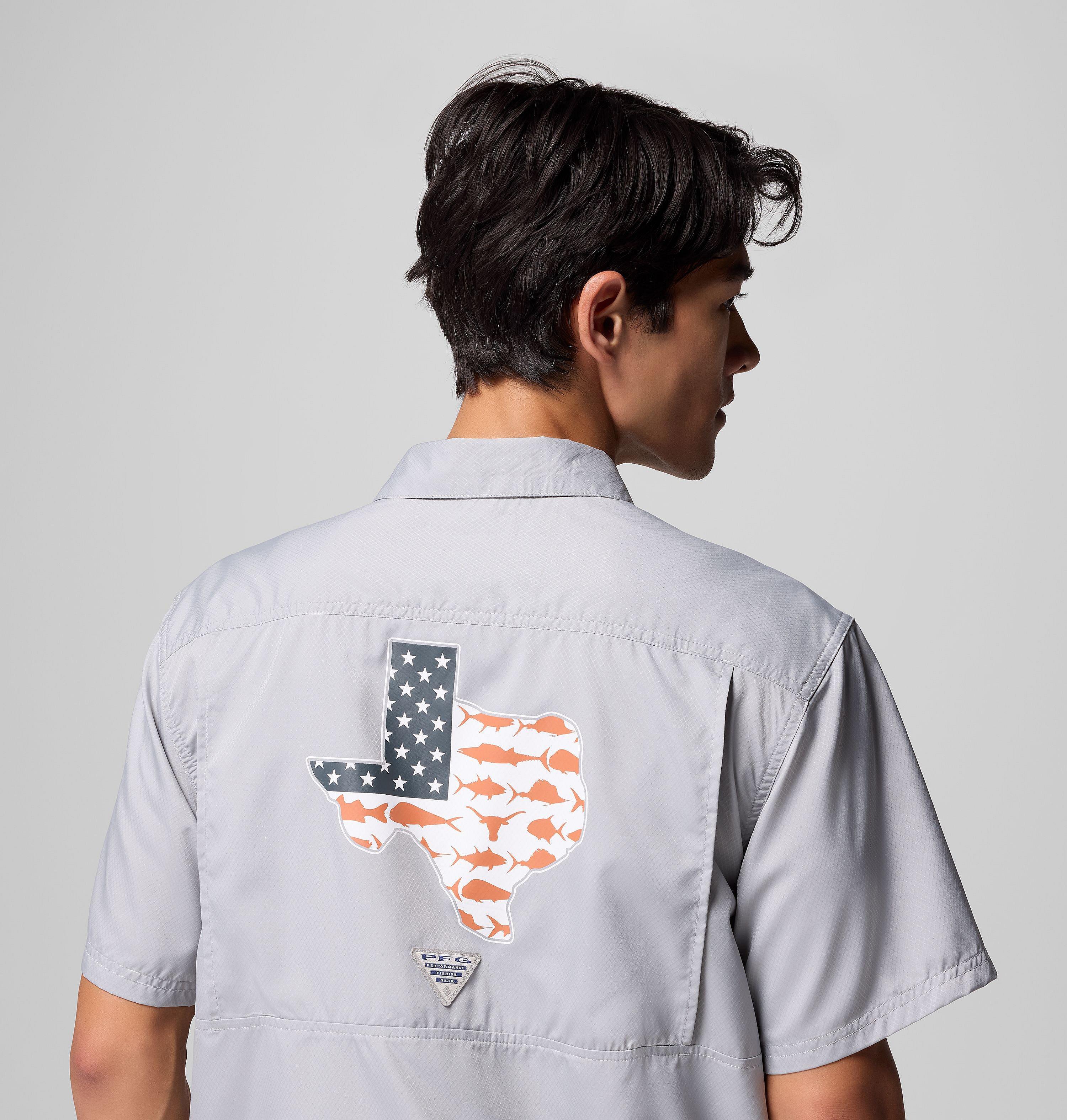 Men's Collegiate PFG Slack Tide Camp Shirt - Texas 7