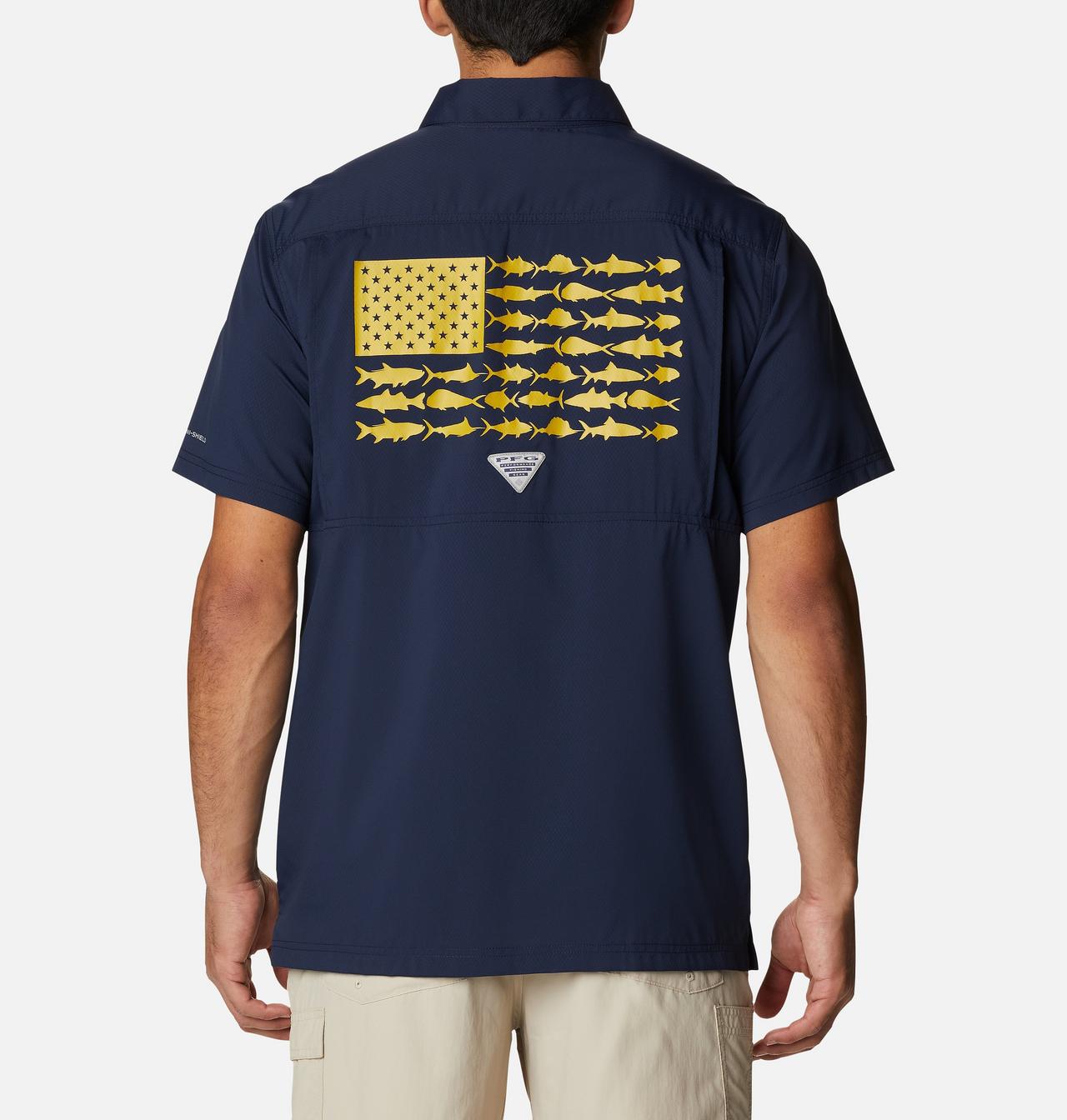 Men's Collegiate PFG Slack Tide™ Camp Shirt - Notre Dame 2