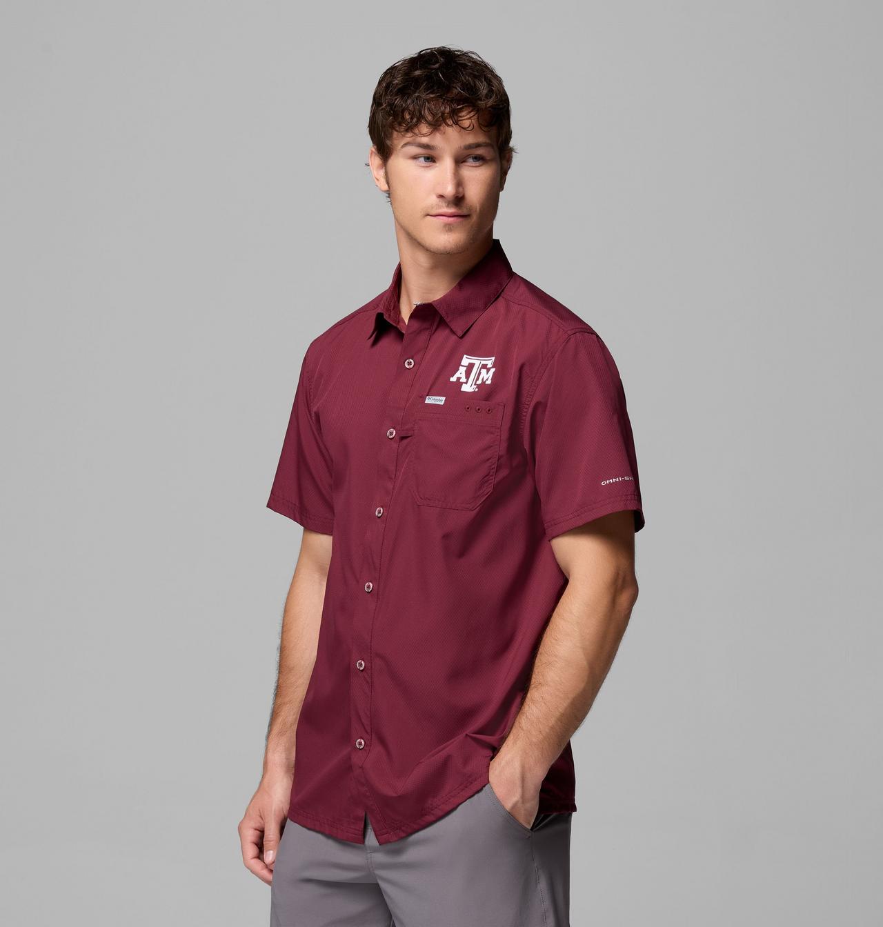 Men's Collegiate PFG Slack Tide™ Camp Shirt - Texas A&M 4