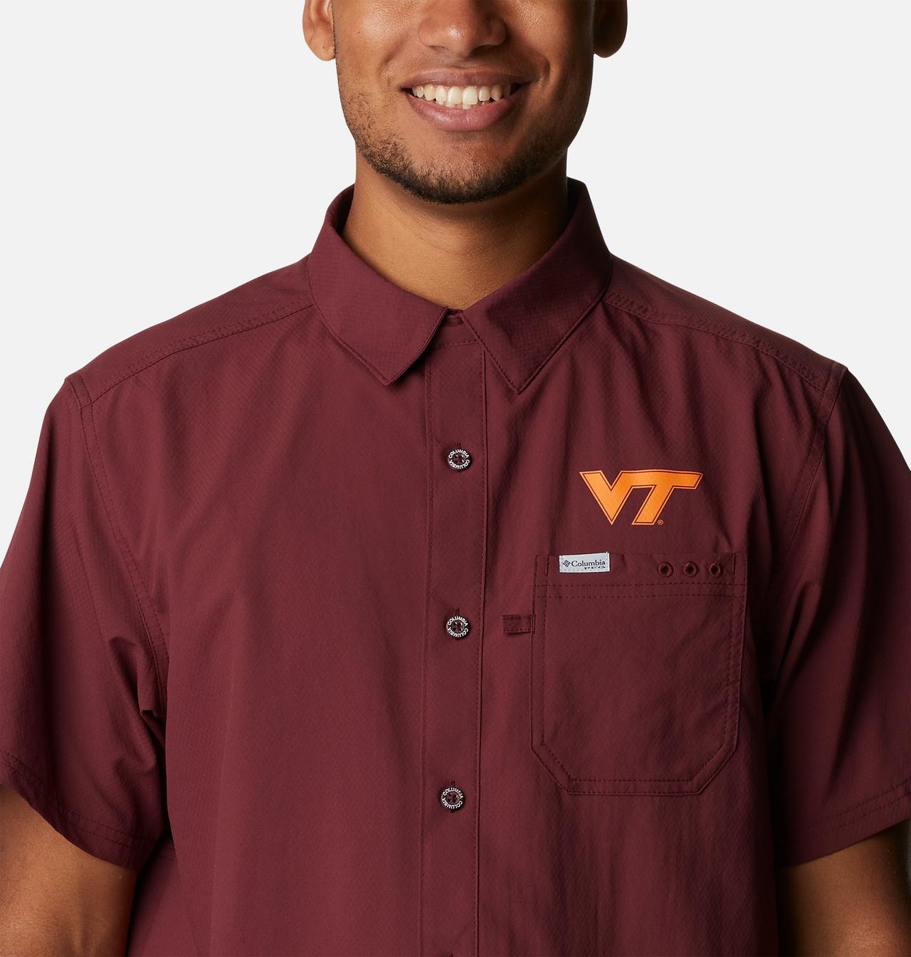 Men's Collegiate PFG Slack Tide™ Camp Shirt - Virginia Tech 4