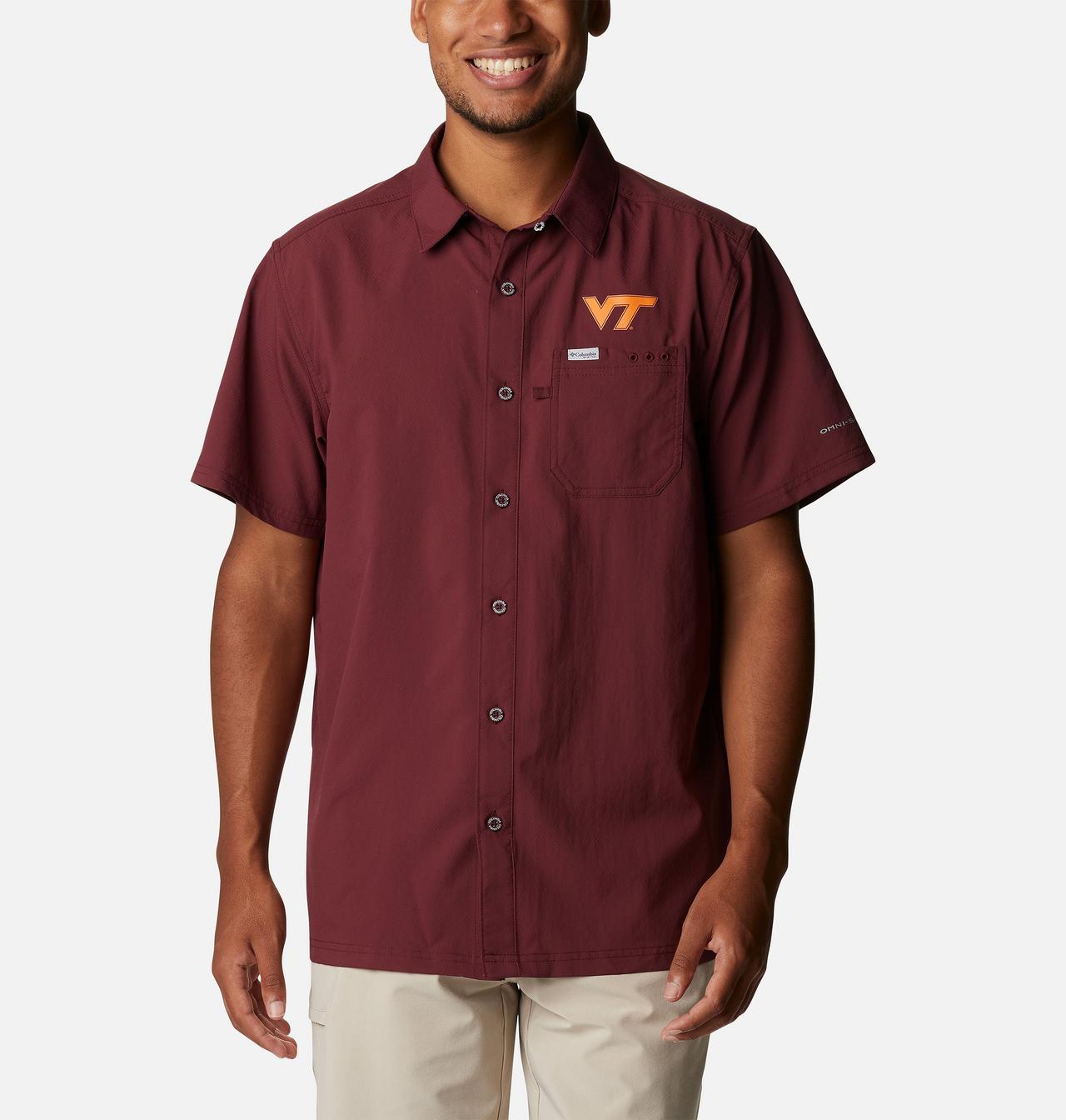 Men's Collegiate PFG Slack Tide™ Camp Shirt - Virginia Tech 1
