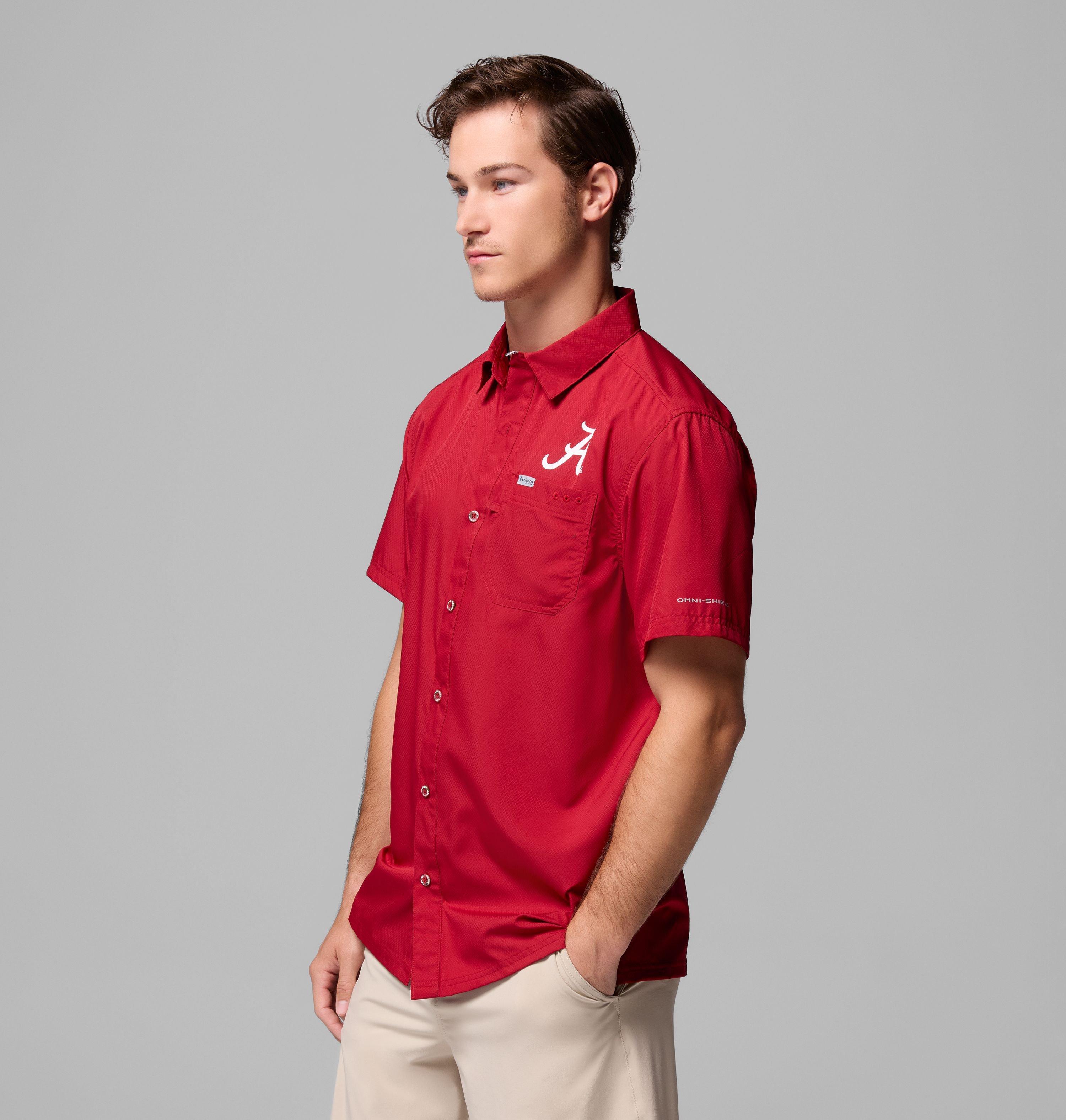 Men's Collegiate PFG Slack Tide Camp Shirt - Alabama 4