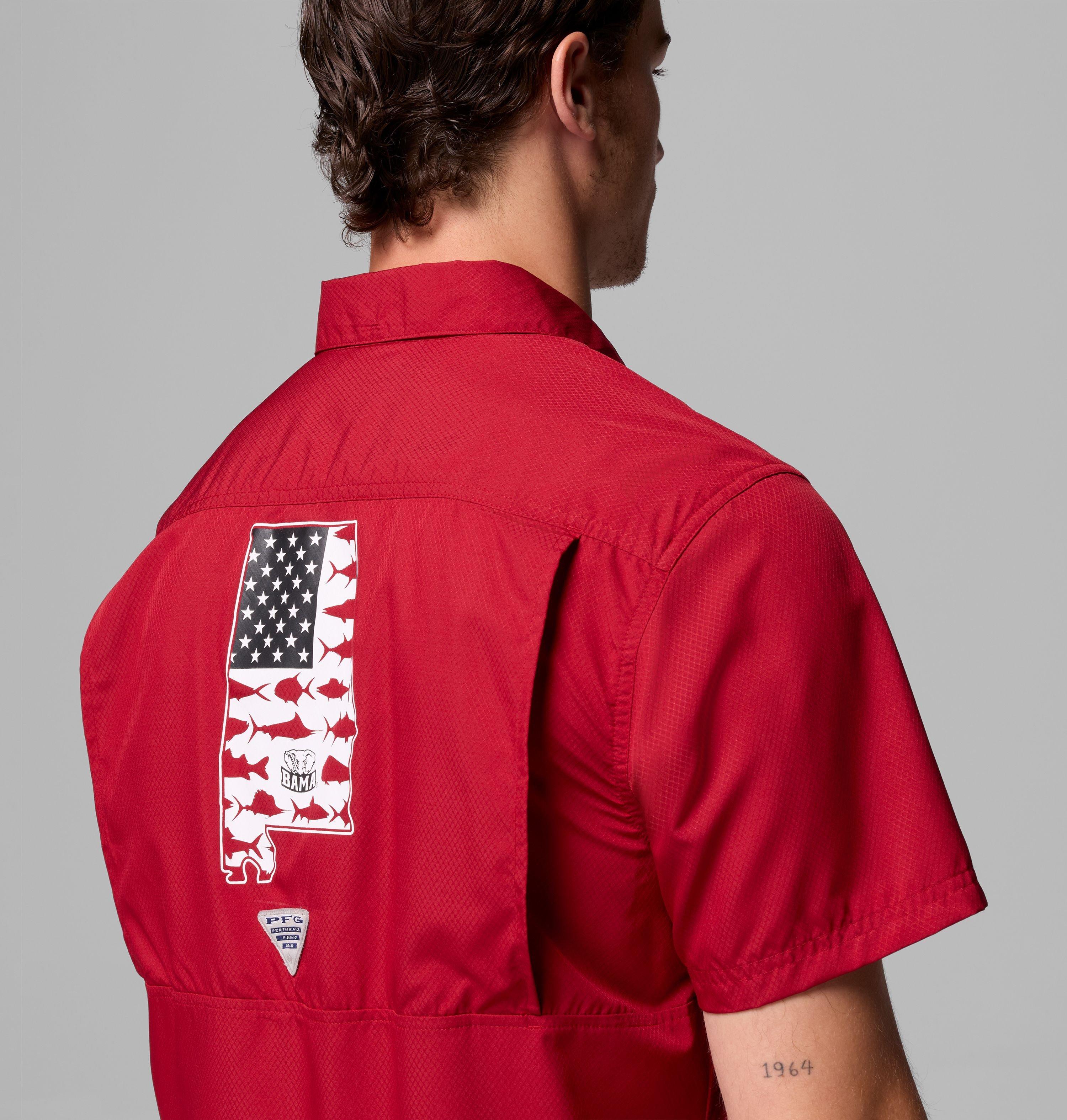 Men's Collegiate PFG Slack Tide Camp Shirt - Alabama 7