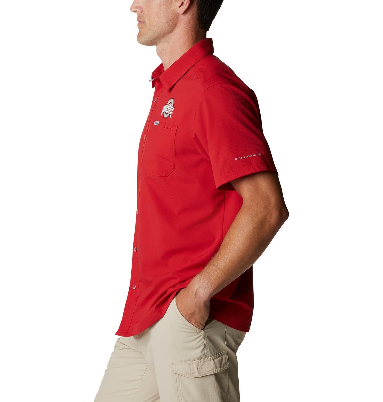 Men's Collegiate PFG Slack Tide™ Camp Shirt - Ohio State 3
