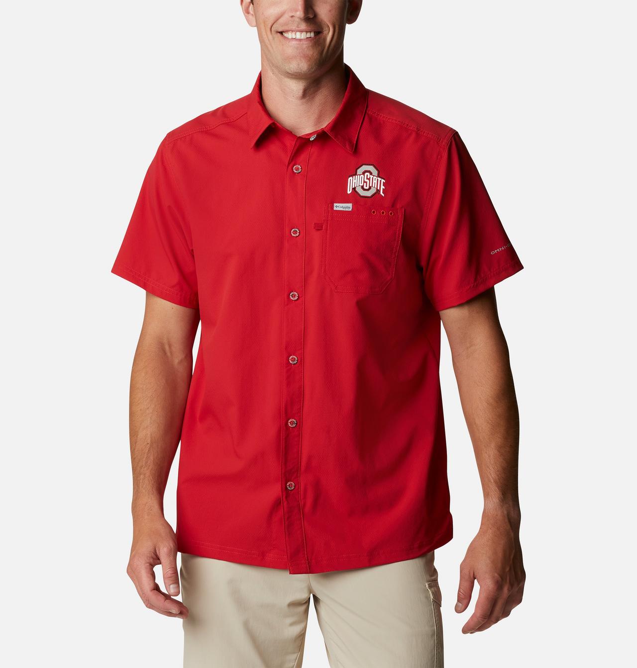 Men's Collegiate PFG Slack Tide™ Camp Shirt - Ohio State 1
