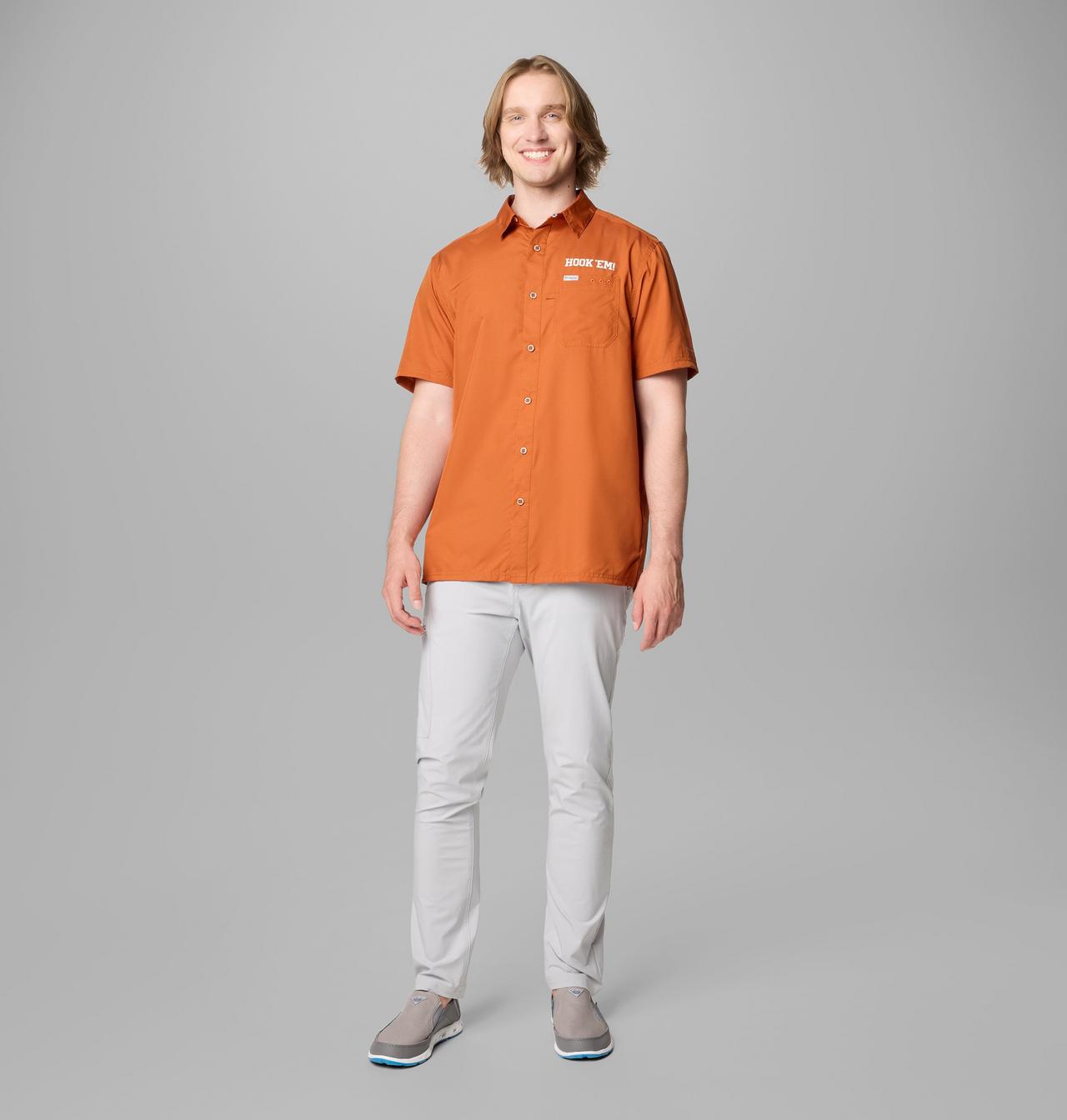 Men's Collegiate PFG Slack Tide™ Camp Shirt - Texas 3
