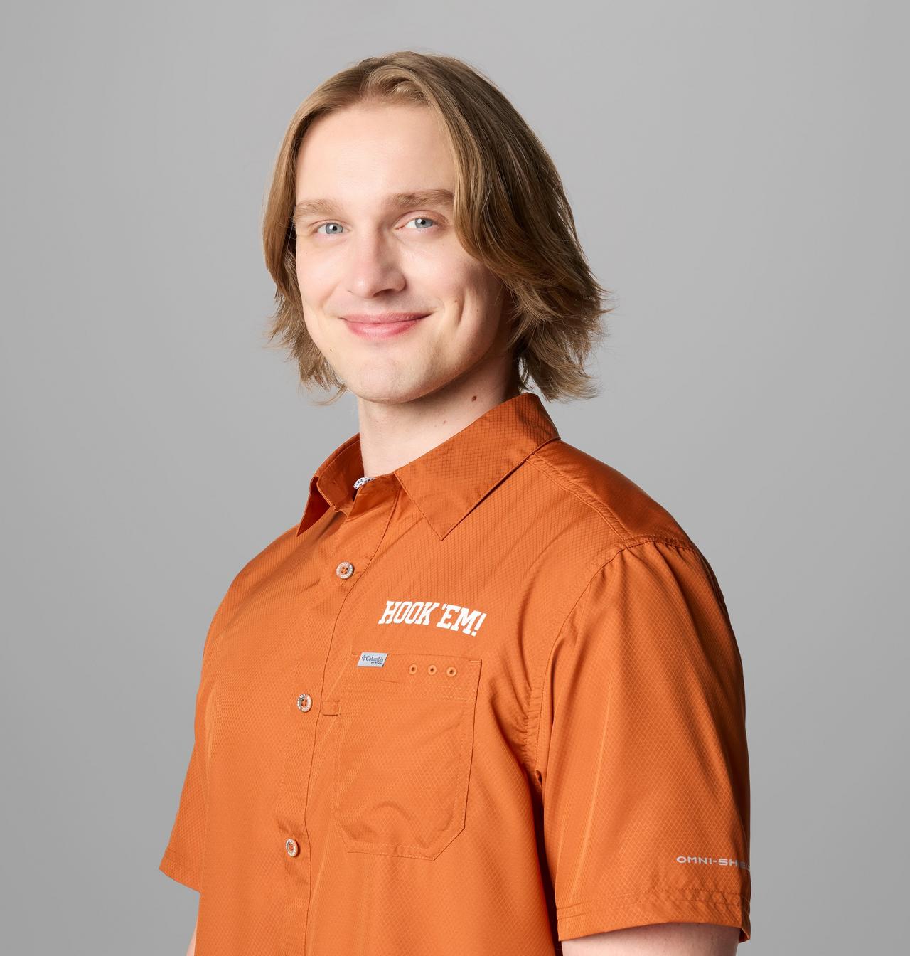 Men's Collegiate PFG Slack Tide™ Camp Shirt - Texas 5