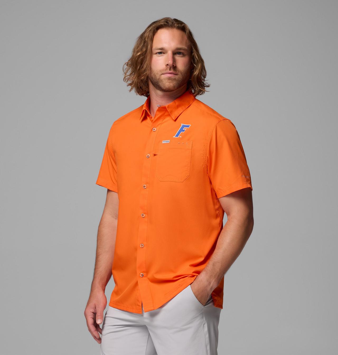 Men's Collegiate PFG Slack Tide™ Camp Shirt - Florida 3