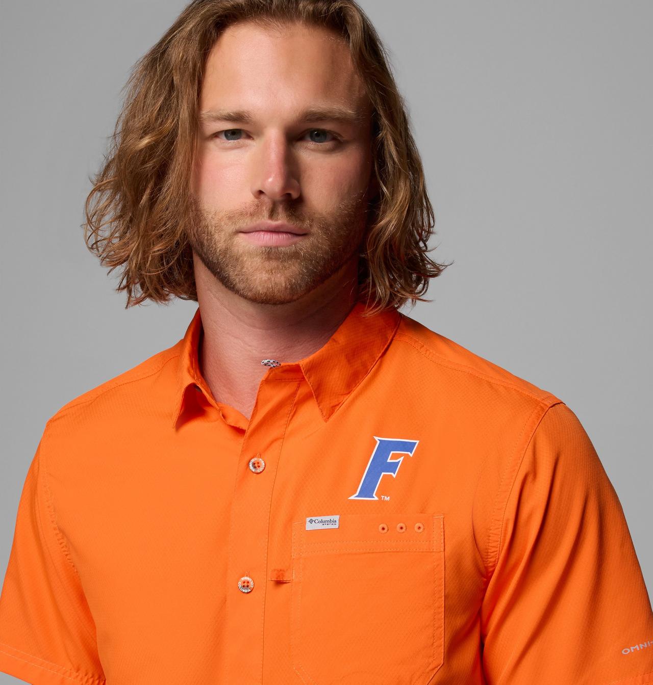 Men's Collegiate PFG Slack Tide™ Camp Shirt - Florida 4