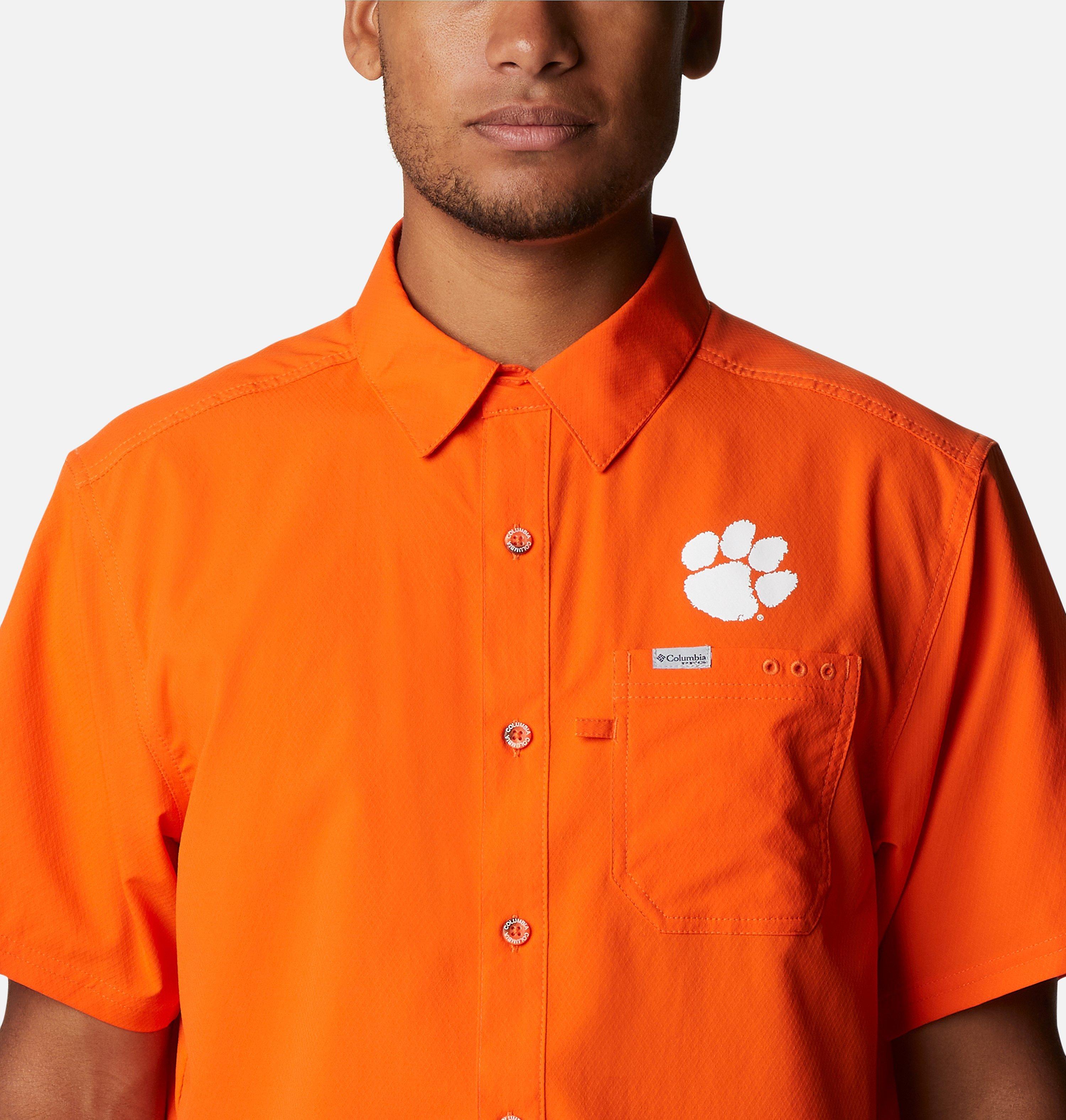 Men's Collegiate PFG Slack Tide Camp Shirt - Clemson 4