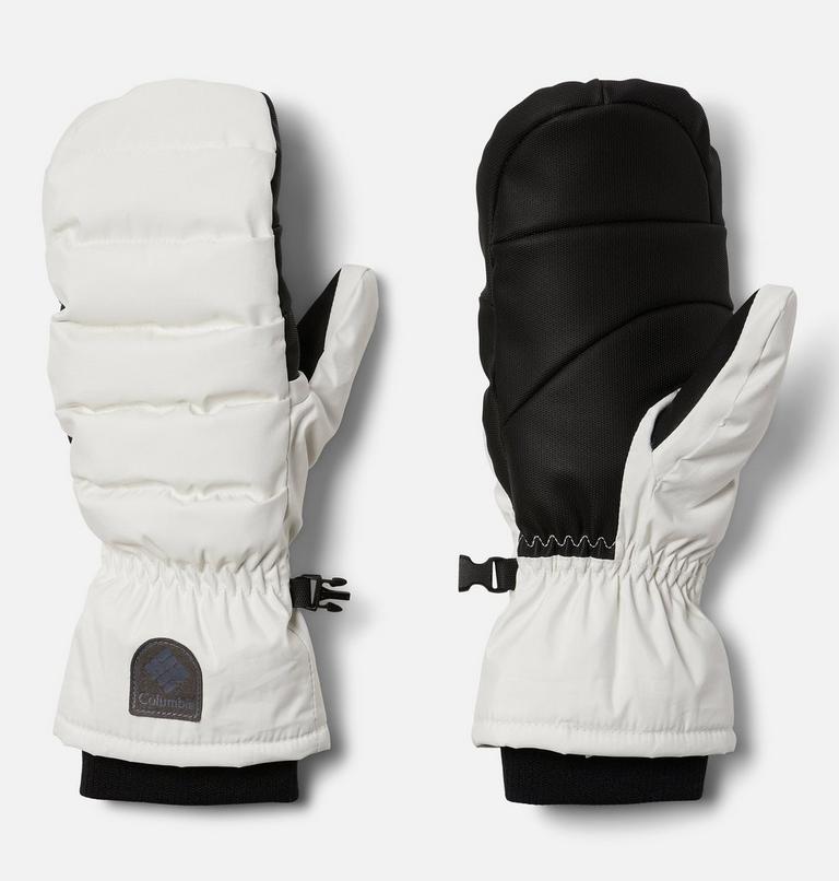 Women's Snow Diva Insulated Waterproof Ski Mitten, Color: White Sheen, image 1