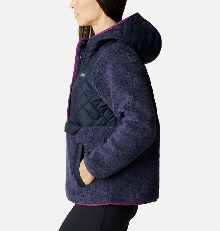Women's Sweet View Fleece Hooded Pullover, Color: Dark Nocturnal, Nocturnal, image 3