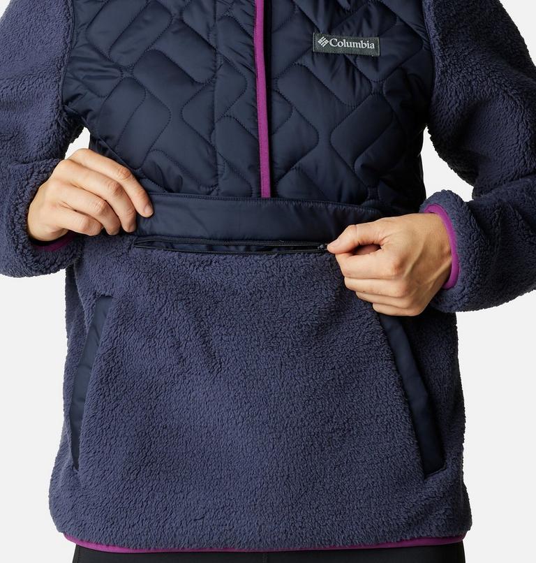 Women's Sweet View Fleece Hooded Pullover, Color: Dark Nocturnal, Nocturnal, image 5