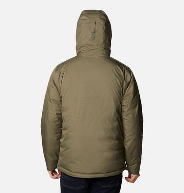Men's Oak Harbor Insulated Rain Jacket, Color: Stone Green, image 2