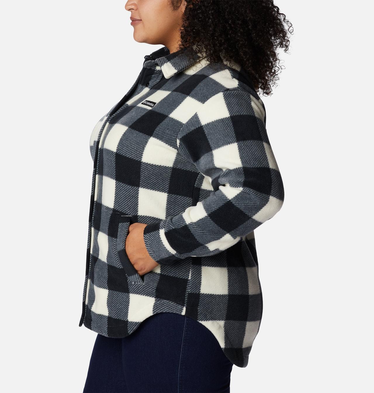 Women's Benton Springs™ Fleece Shirt Jacket - Plus Size 4
