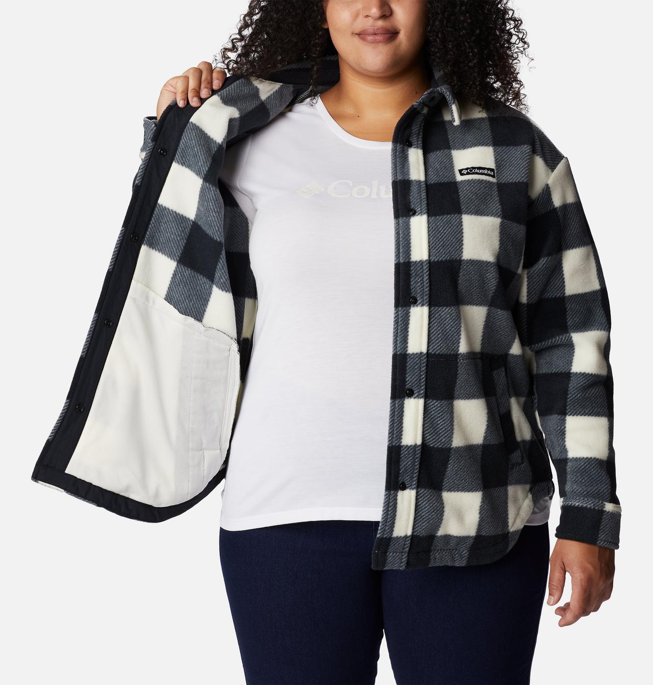 Women's Benton Springs™ Fleece Shirt Jacket - Plus Size 6