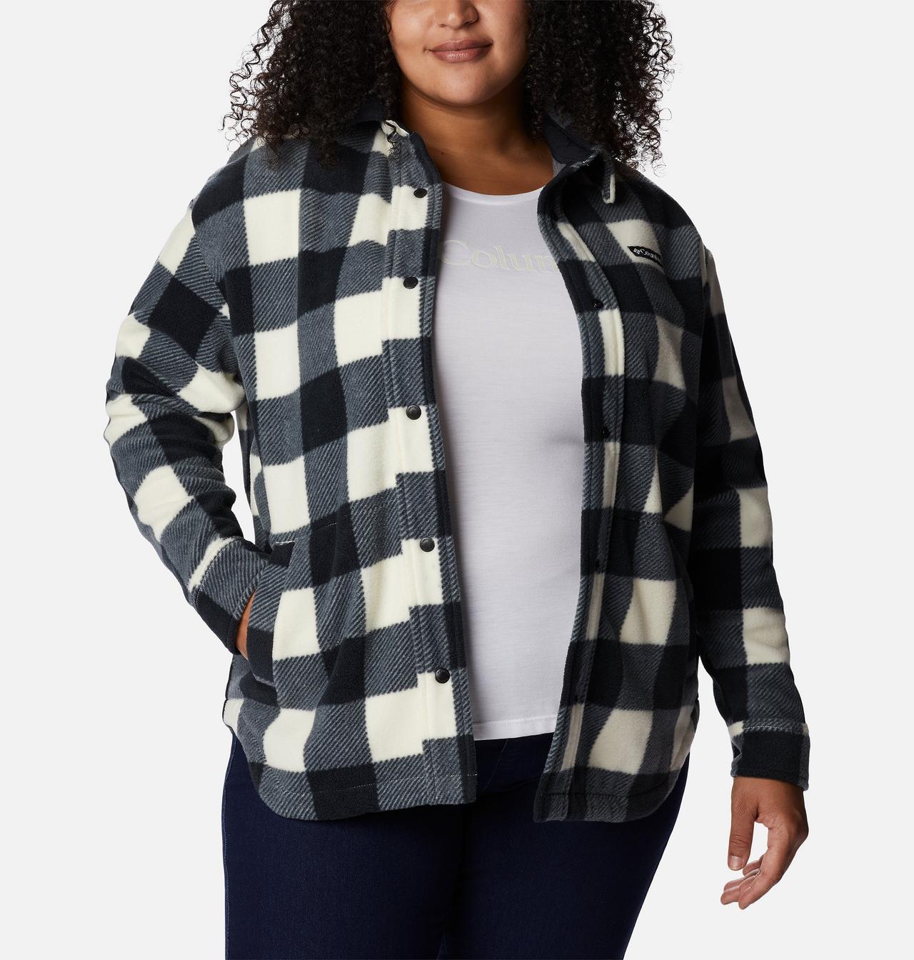 Women's Benton Springs™ Fleece Shirt Jacket - Plus Size 1