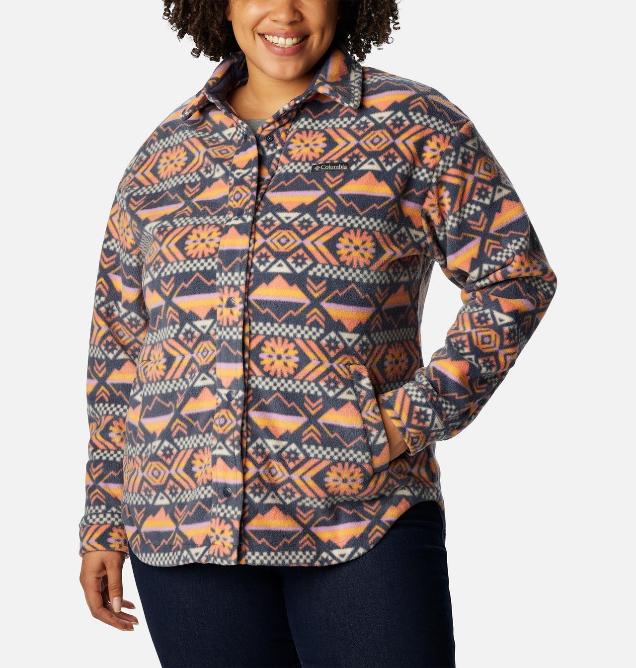 Women's Benton Springs™ Fleece Shirt Jacket - Plus Size 3