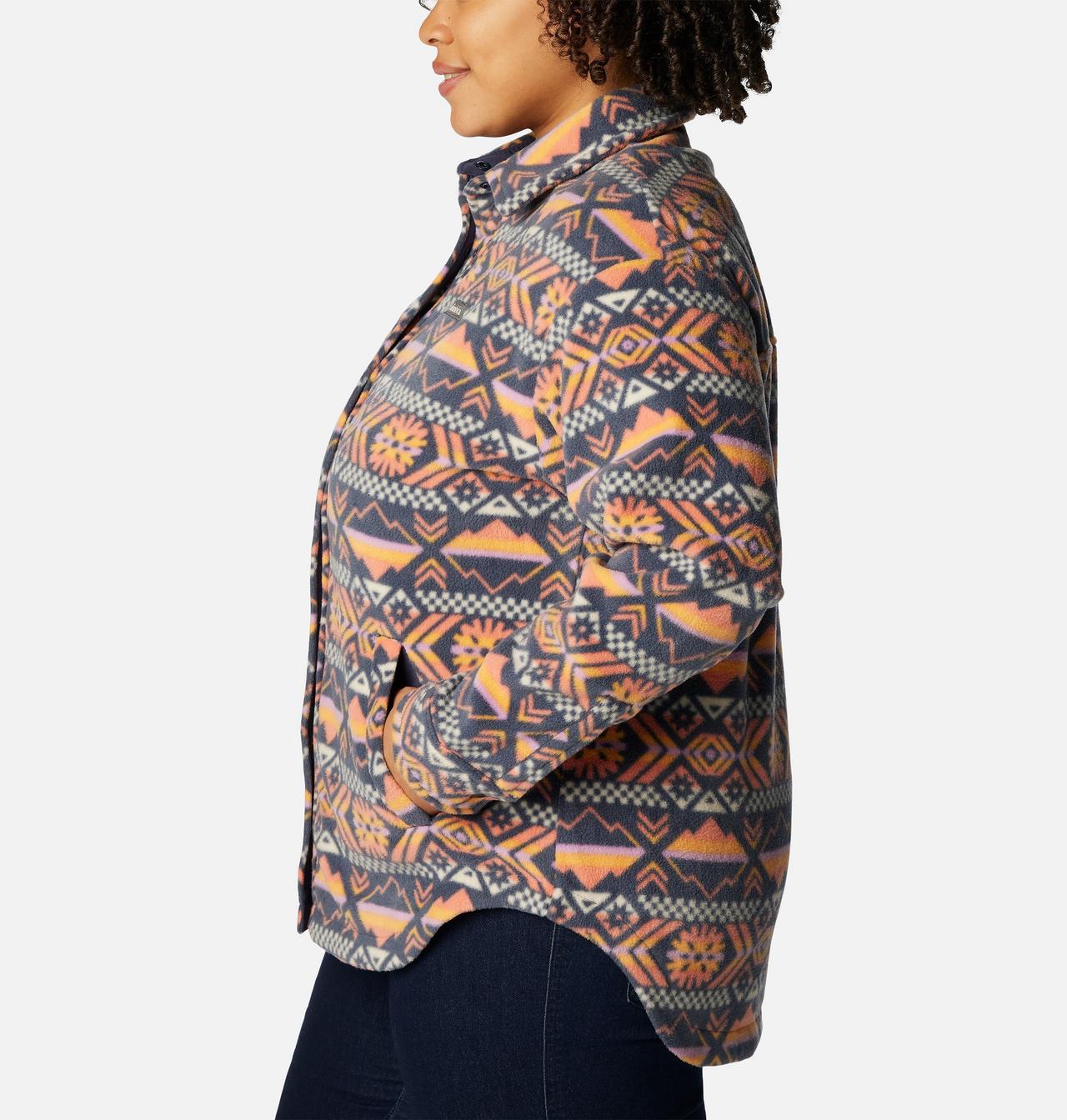 Women's Benton Springs™ Fleece Shirt Jacket - Plus Size 4