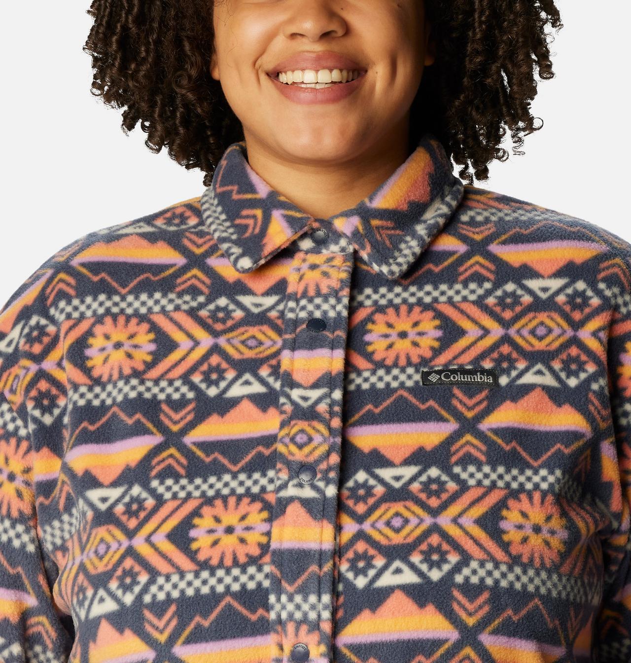 Women's Benton Springs™ Fleece Shirt Jacket - Plus Size 5