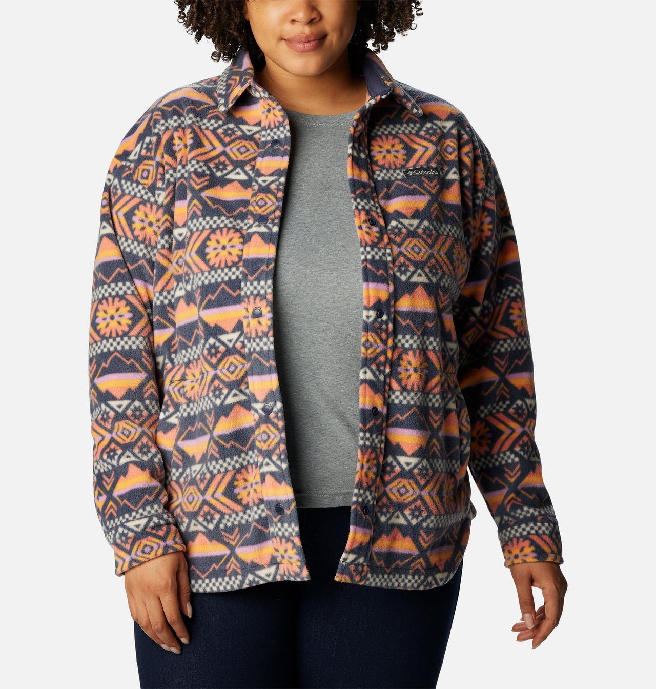 Women's Benton Springs™ Fleece Shirt Jacket - Plus Size 1