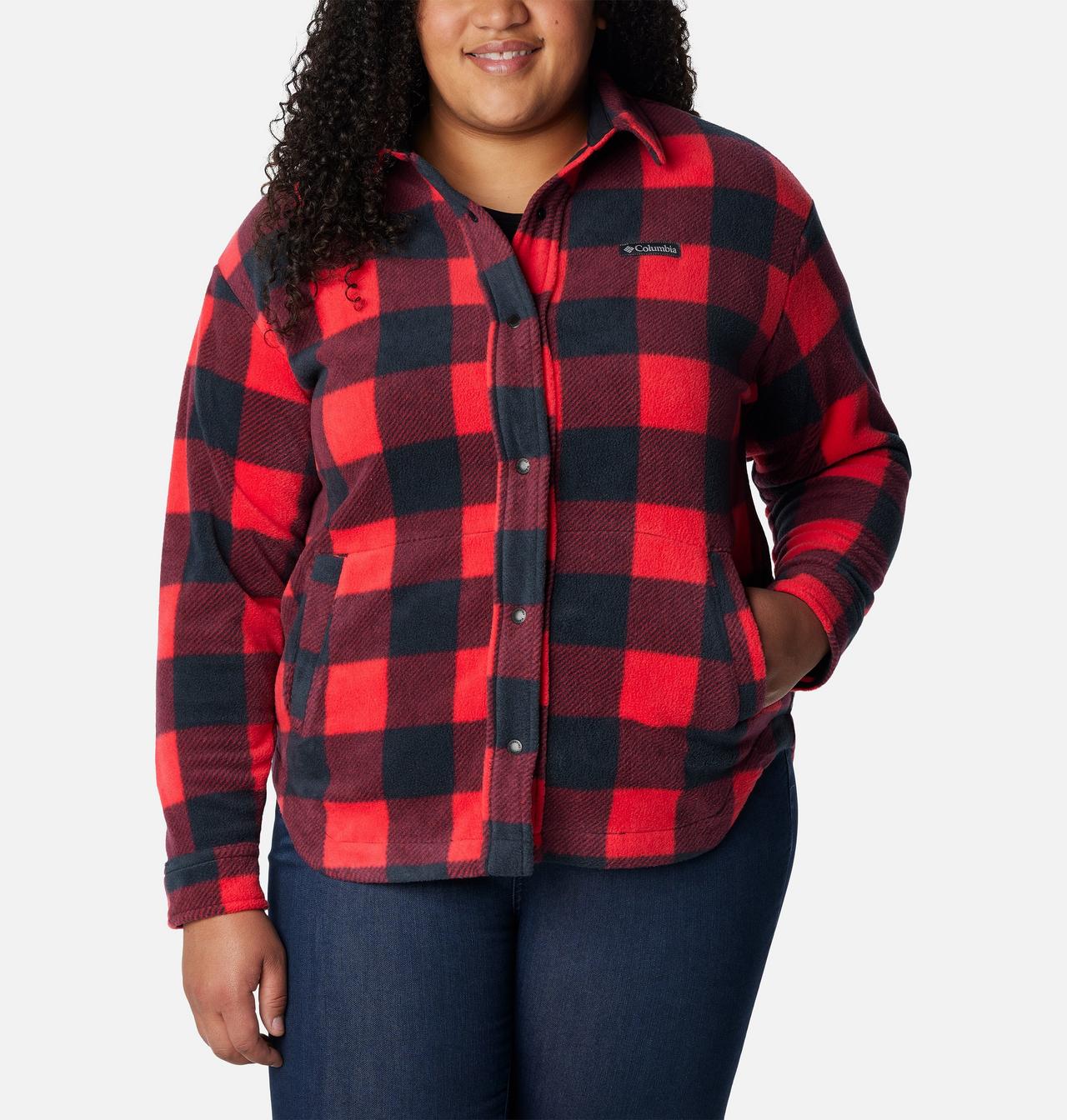 Women's Benton Springs™ Fleece Shirt Jacket - Plus Size 3