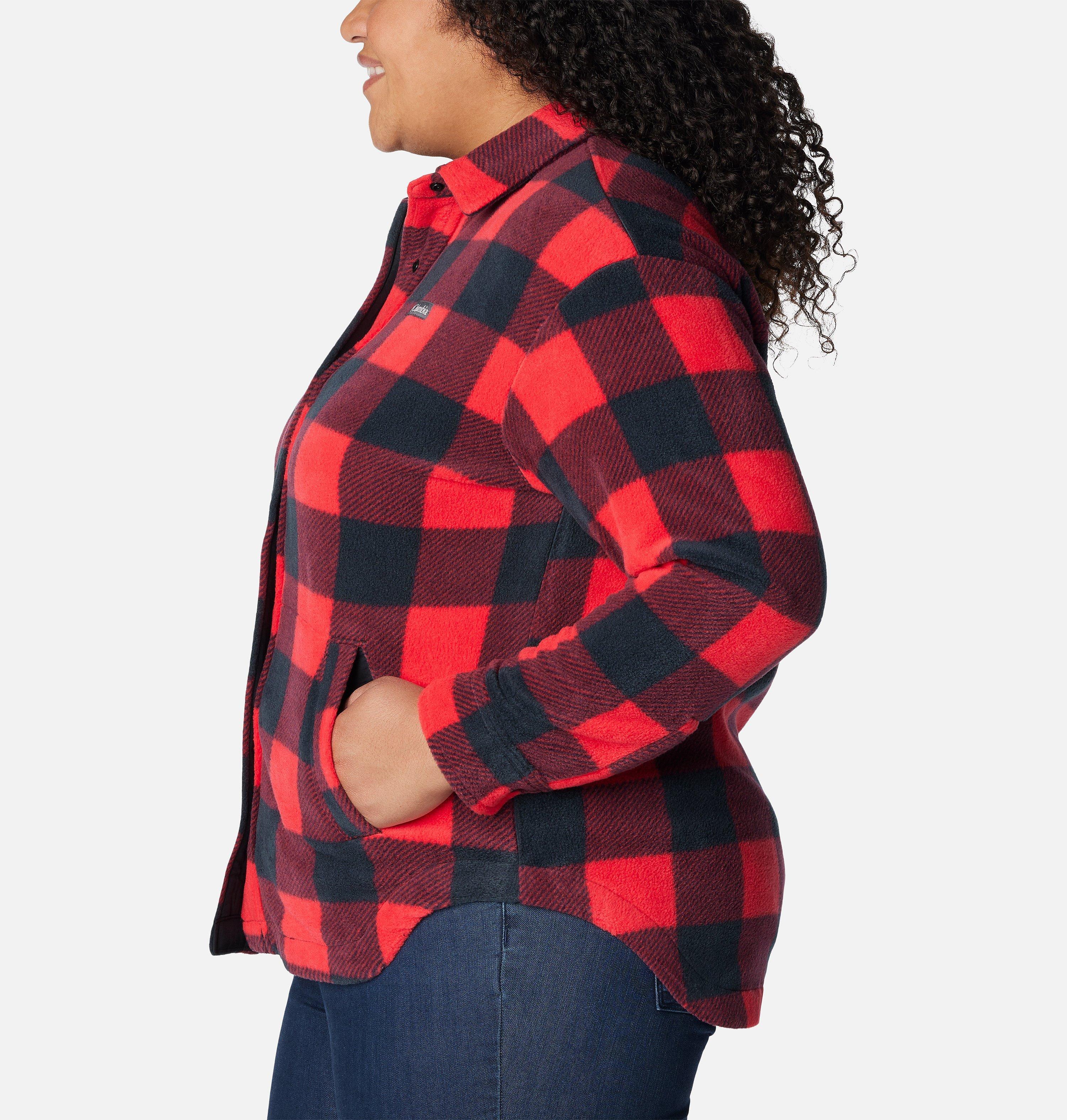 Women's Benton Springs™ Fleece Shirt Jacket - Plus Size 4