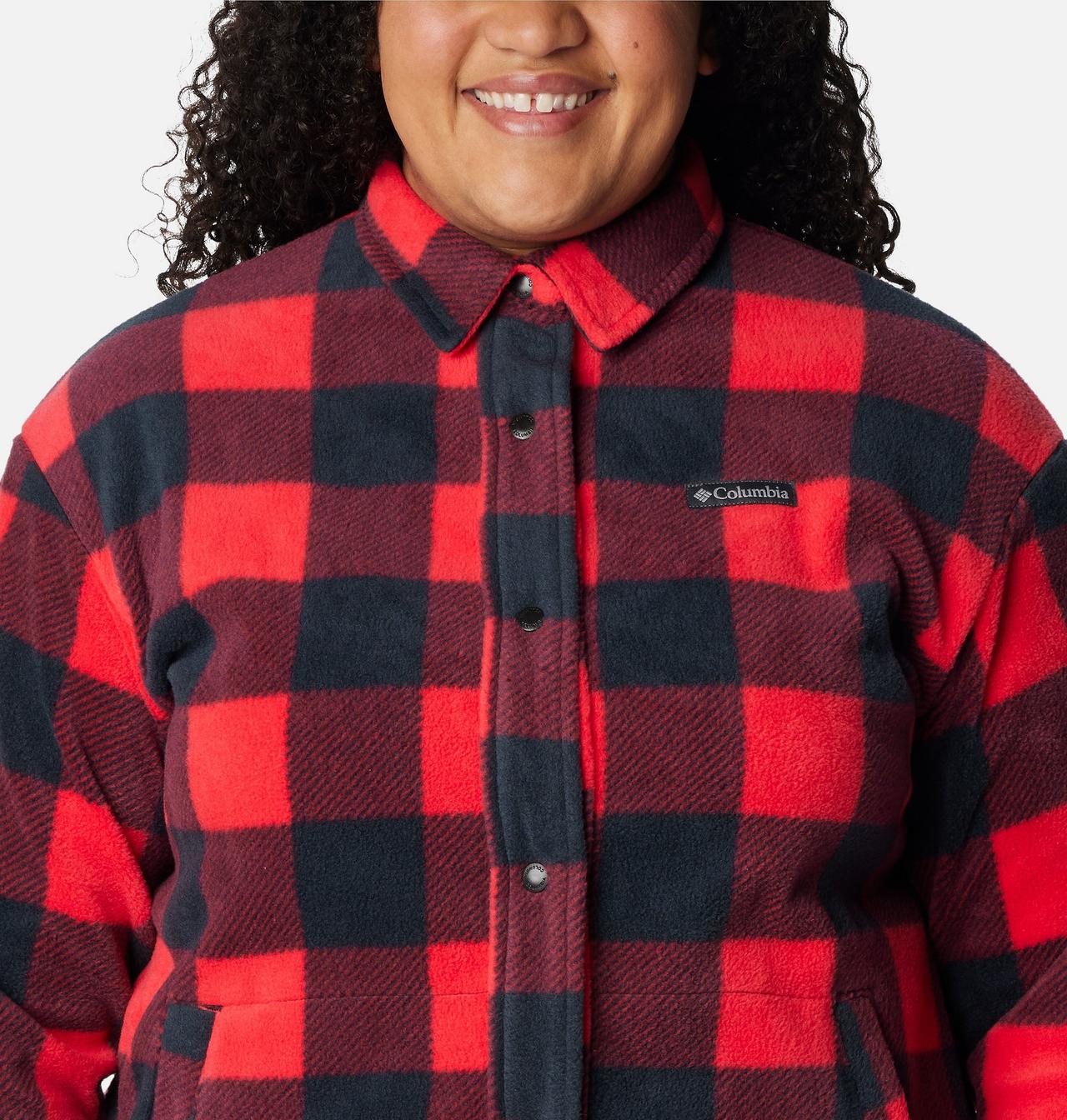 Women's Benton Springs™ Fleece Shirt Jacket - Plus Size 5