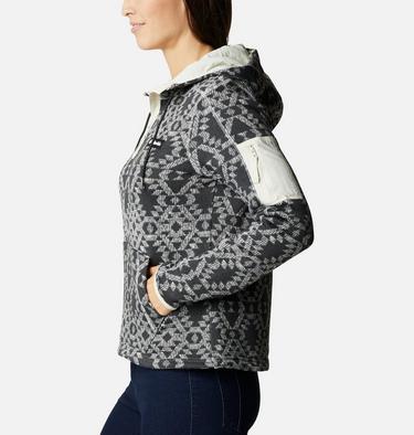 W Sweater Weather Hooded Pullover, Color: Chalk Blanket, image 3