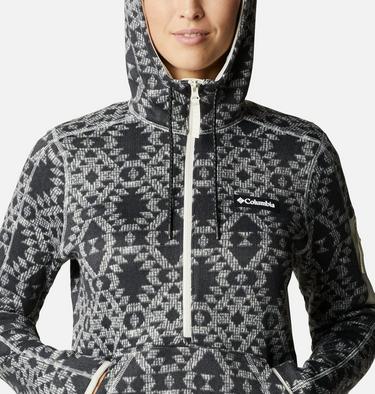 W Sweater Weather Hooded Pullover, Color: Chalk Blanket, image 4