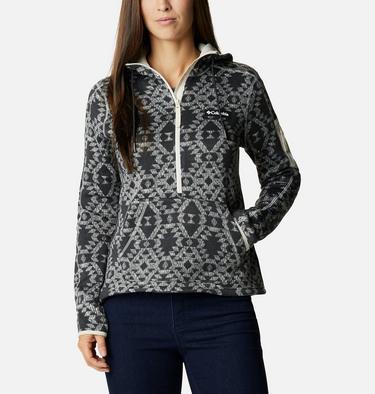 W Sweater Weather Hooded Pullover, Color: Chalk Blanket, image 1