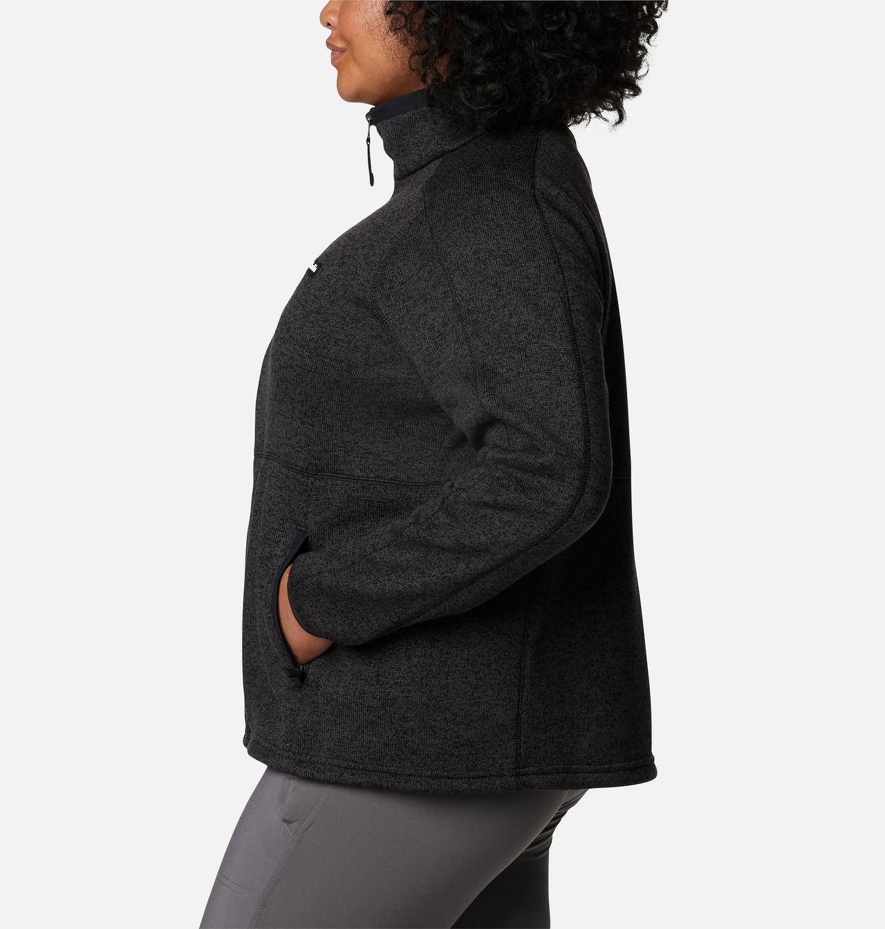 Women's Sweater Weather™ Full Zip - Plus Size 3