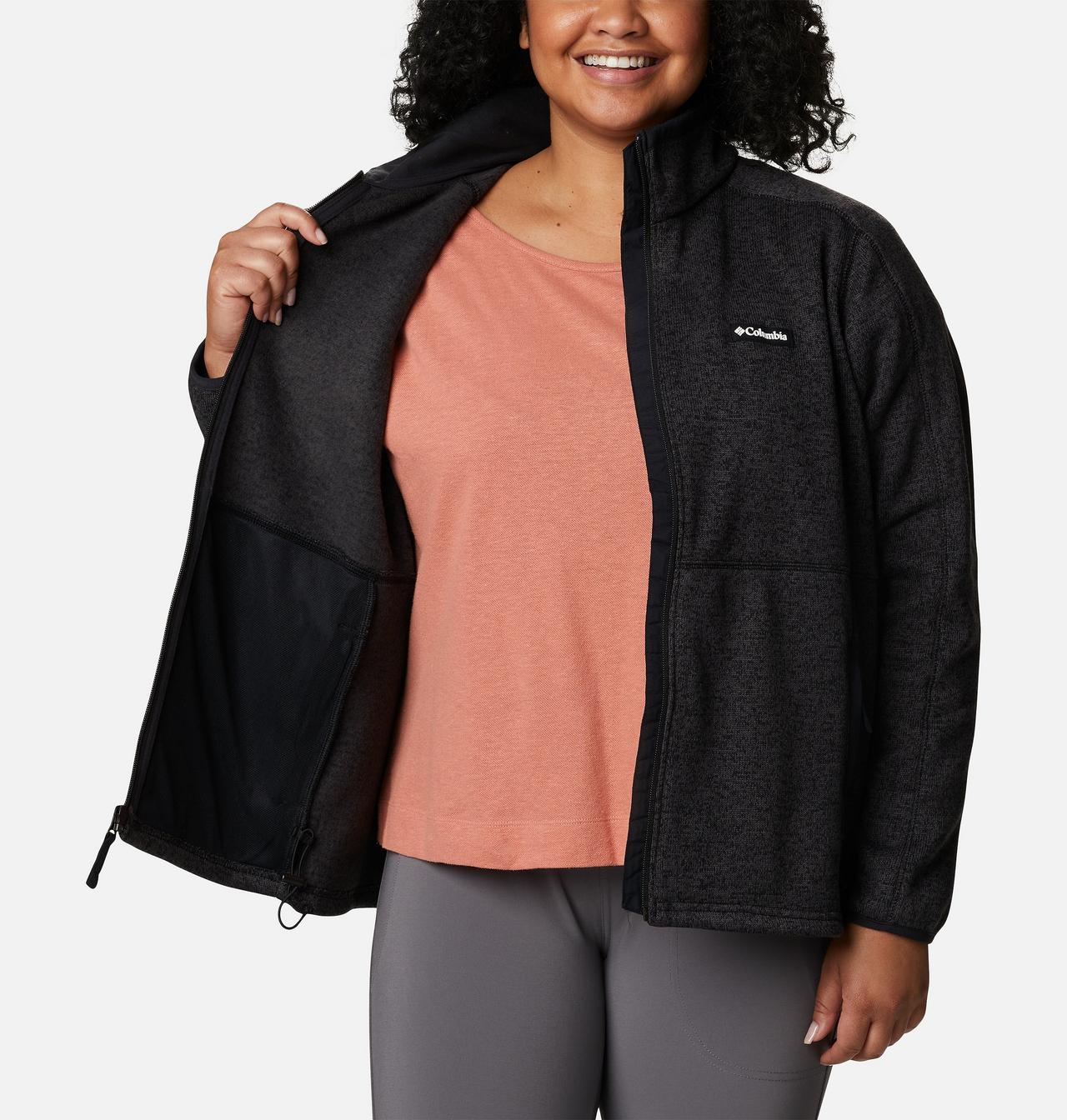 Women's Sweater Weather™ Full Zip - Plus Size 5