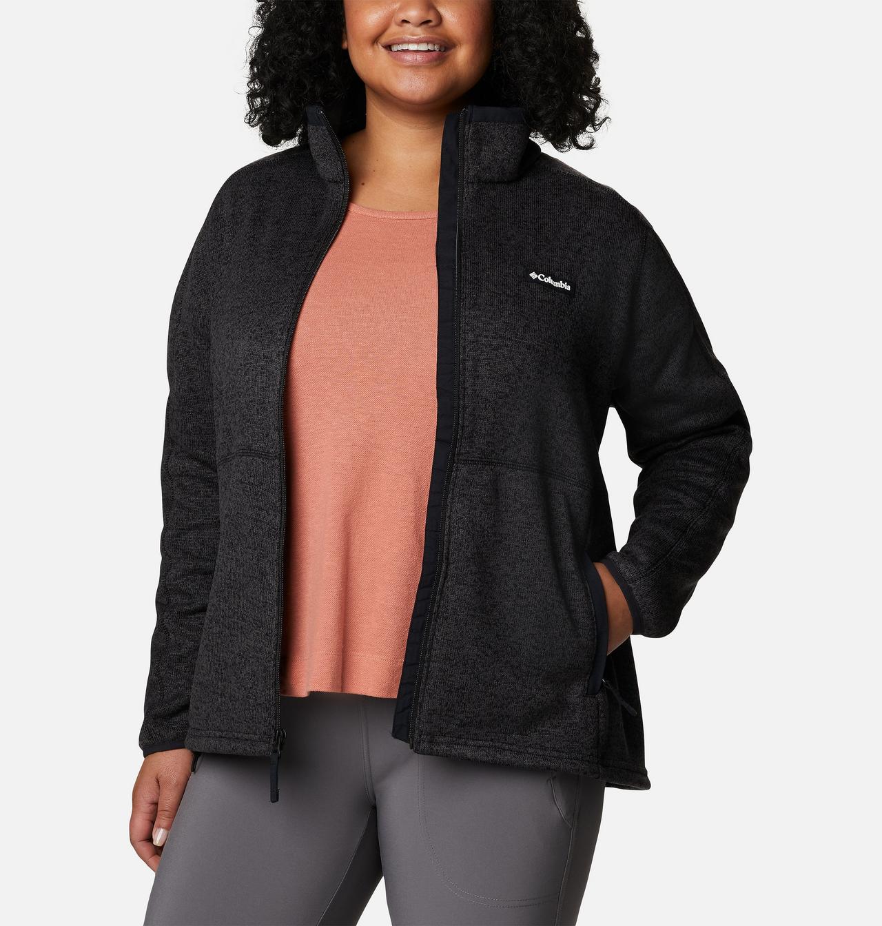 Women's Sweater Weather™ Full Zip - Plus Size 7