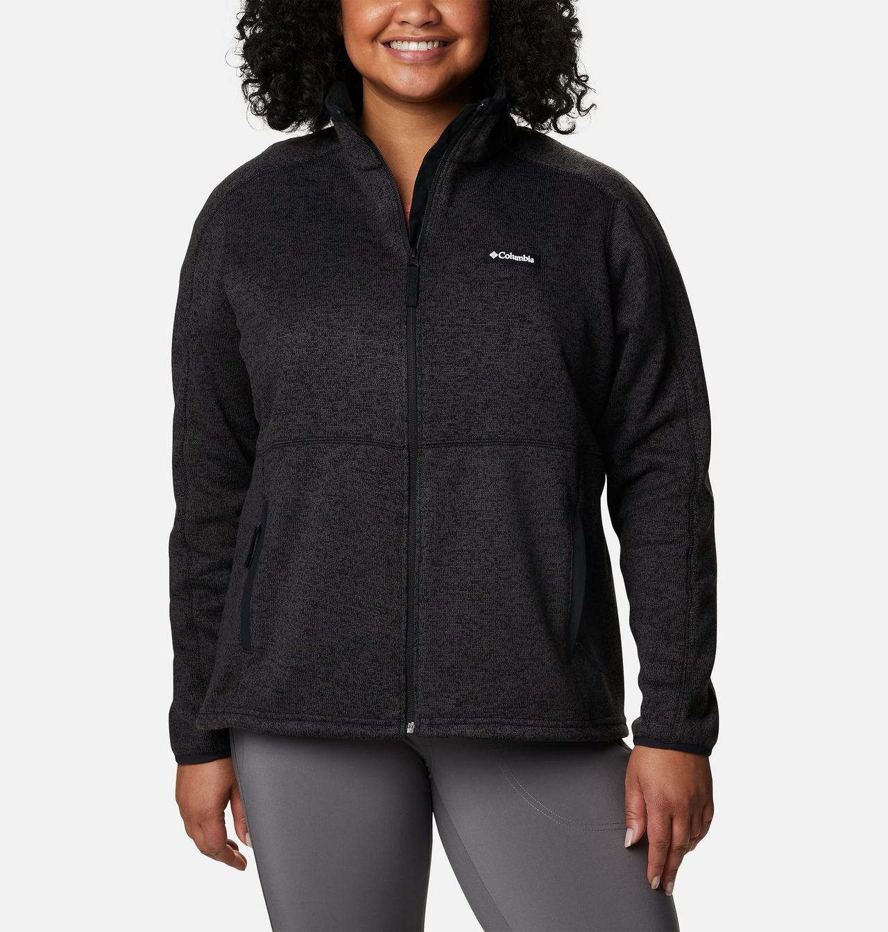 Women's Sweater Weather™ Full Zip - Plus Size 1