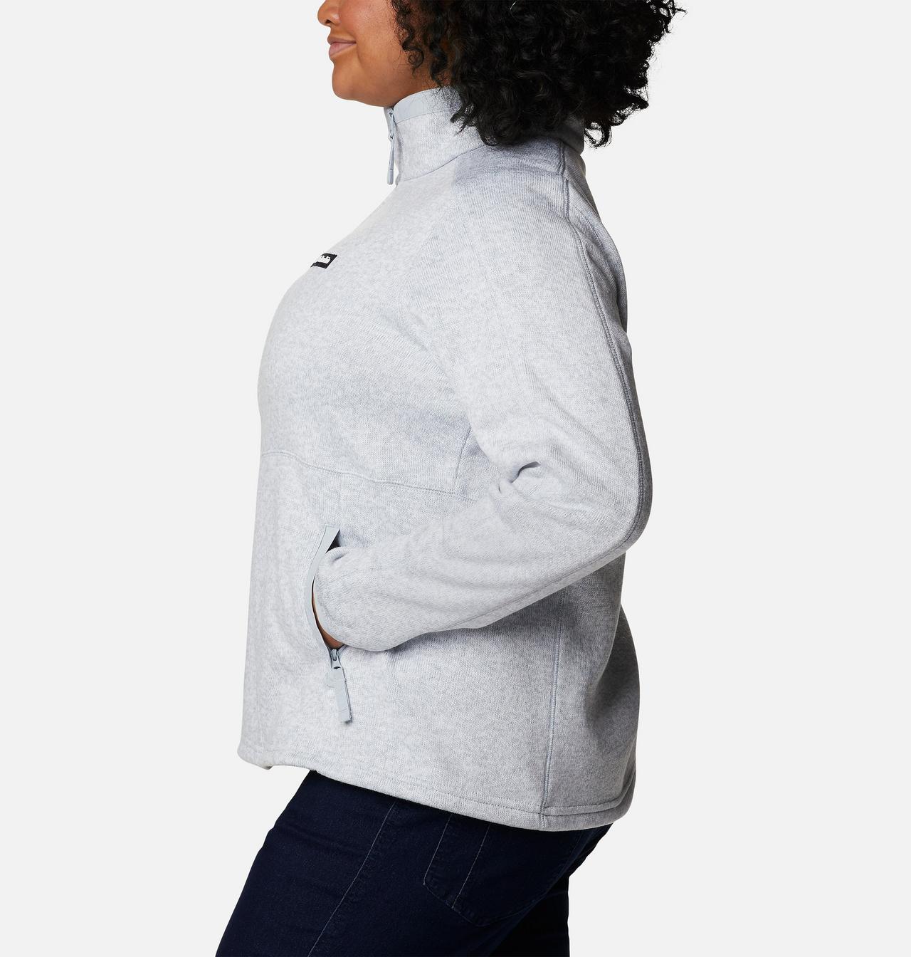 Women's Sweater Weather™ Full Zip - Plus Size 3