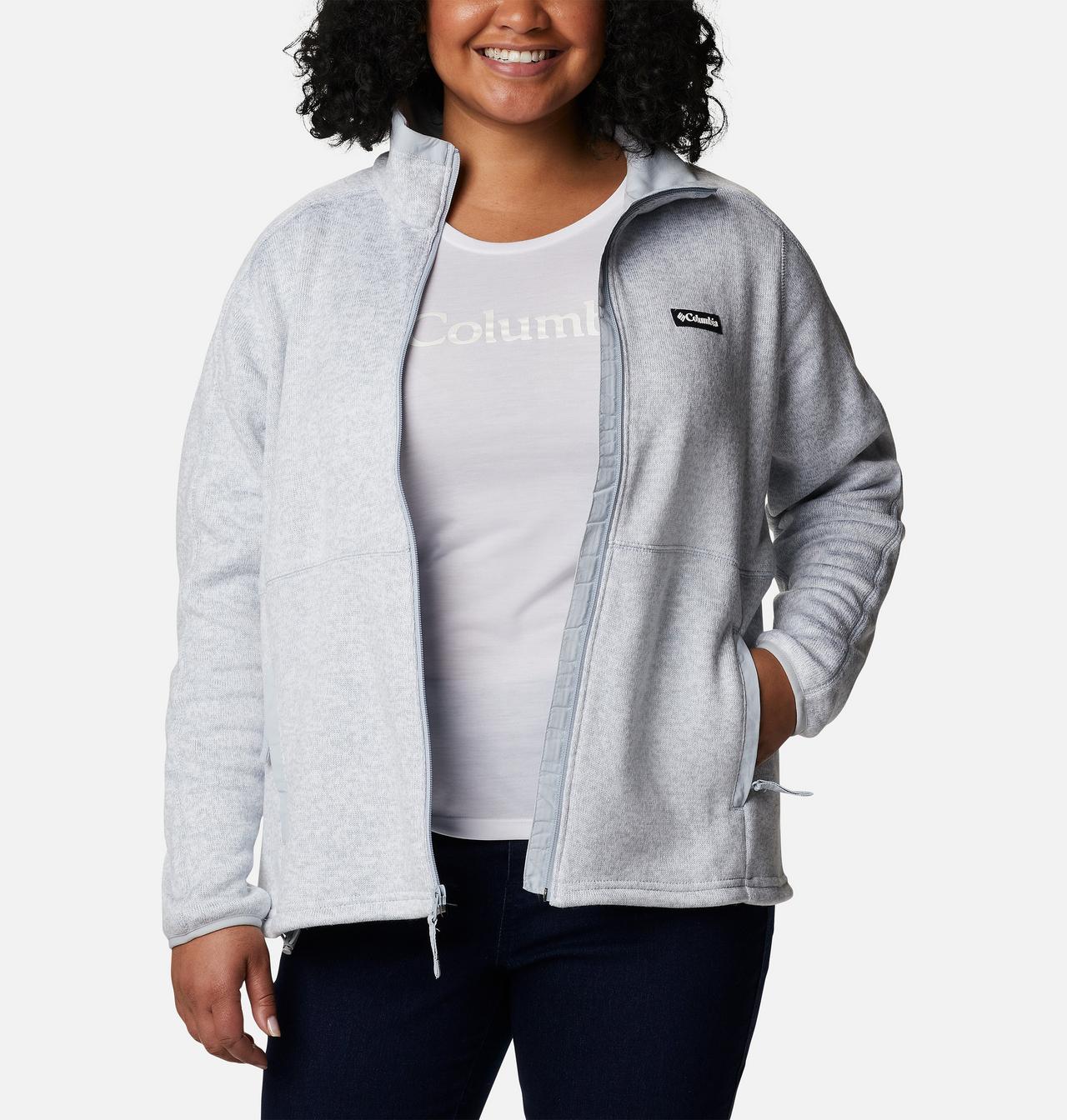 Women's Sweater Weather™ Full Zip - Plus Size 7