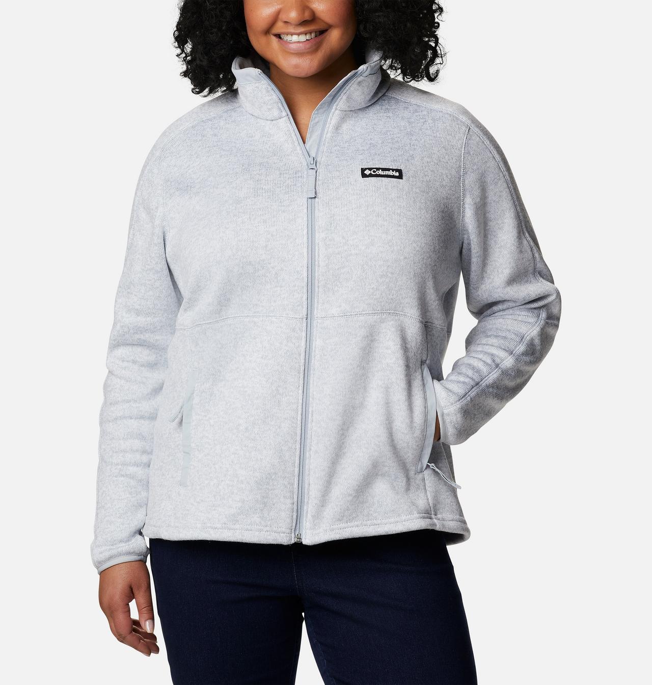 Women's Sweater Weather™ Full Zip - Plus Size 1