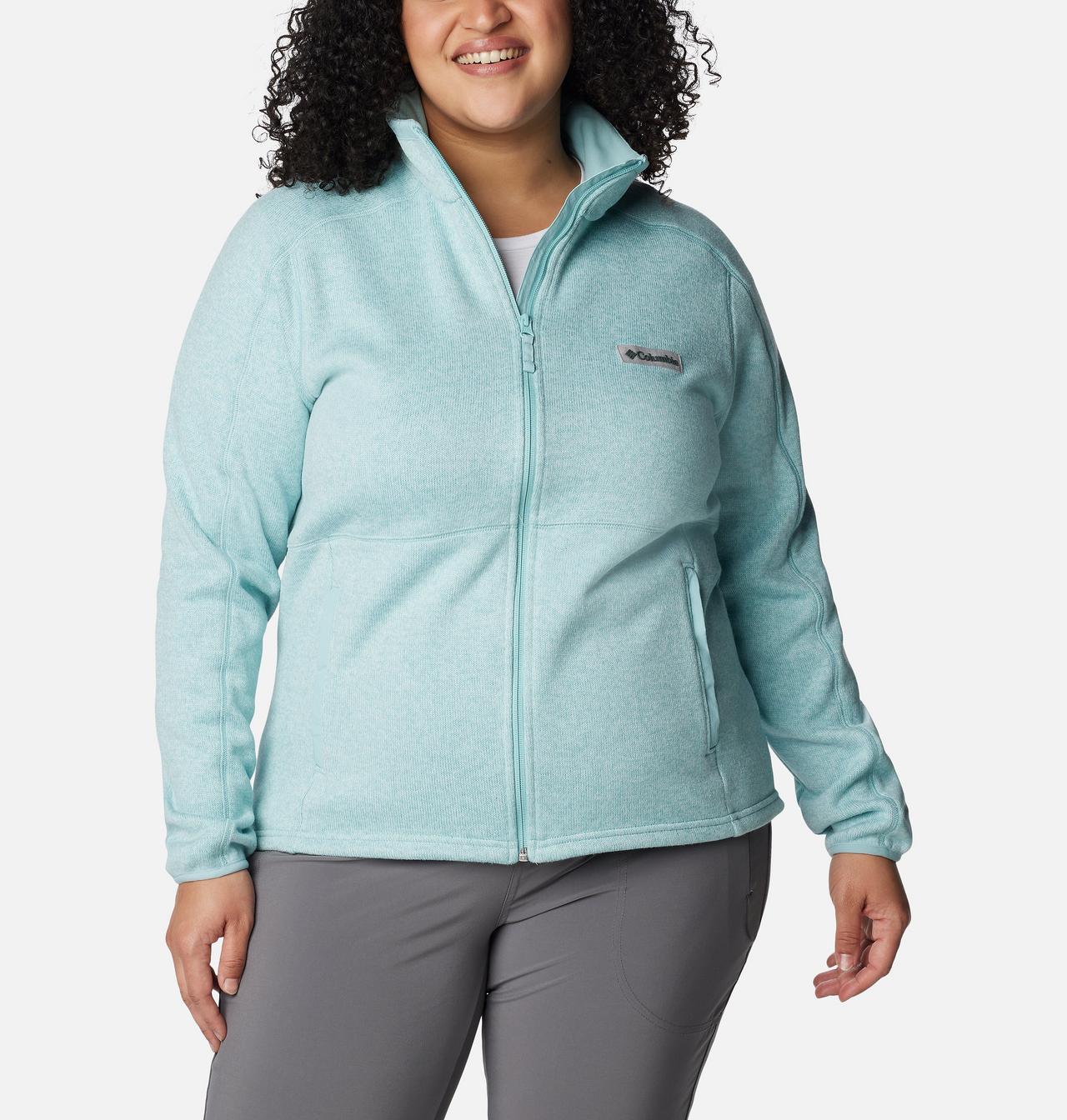 Women's Sweater Weather™ Full Zip - Plus Size 1